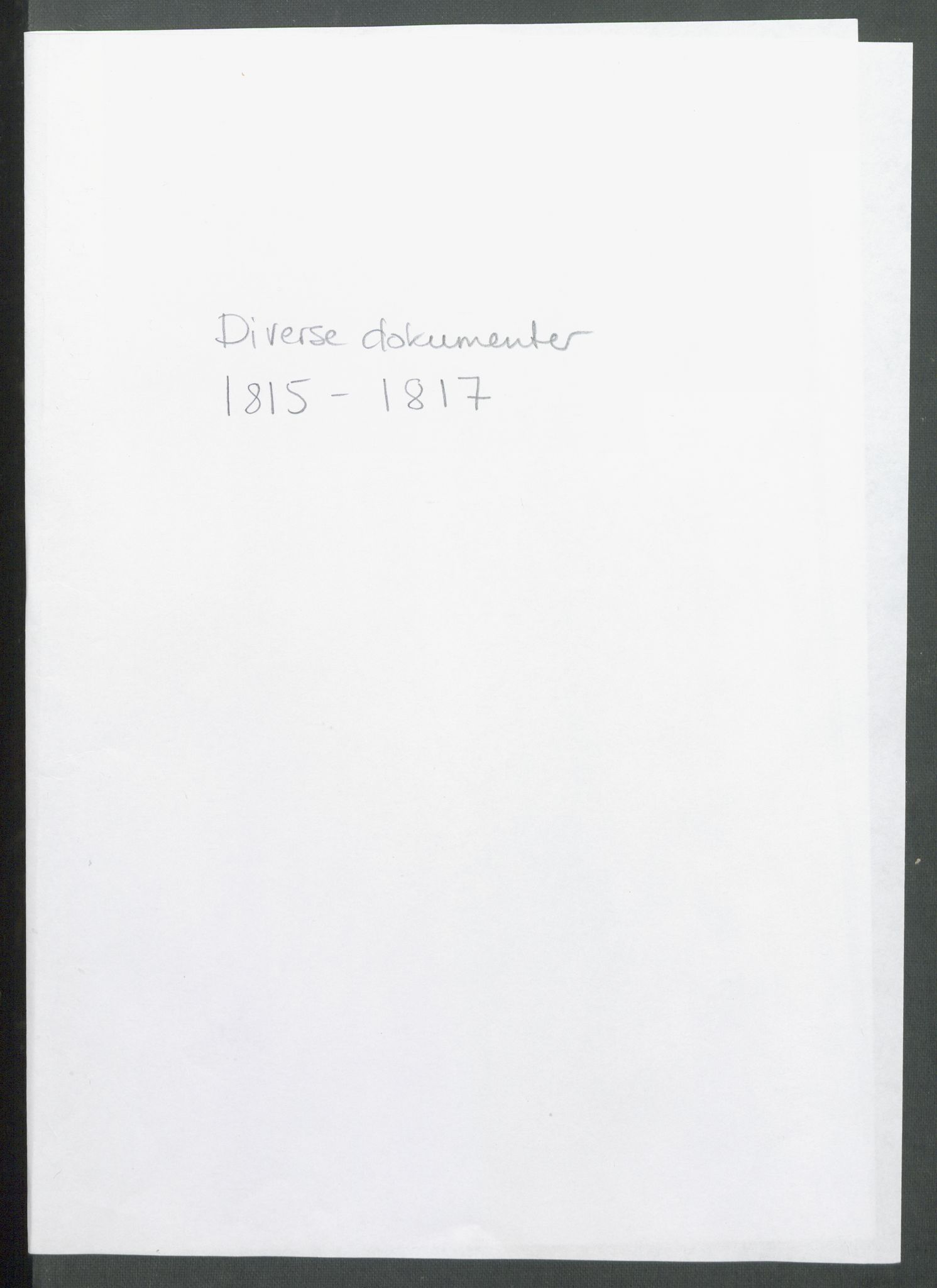 Forskjellige samlinger, Historisk-kronologisk samling, AV/RA-EA-4029/G/Ga/L0009B: Historisk-kronologisk samling. Dokumenter fra oktober 1814, årene 1815 og 1816, Christian Frederiks regnskapsbok 1814 - 1848., 1814-1848, s. 255