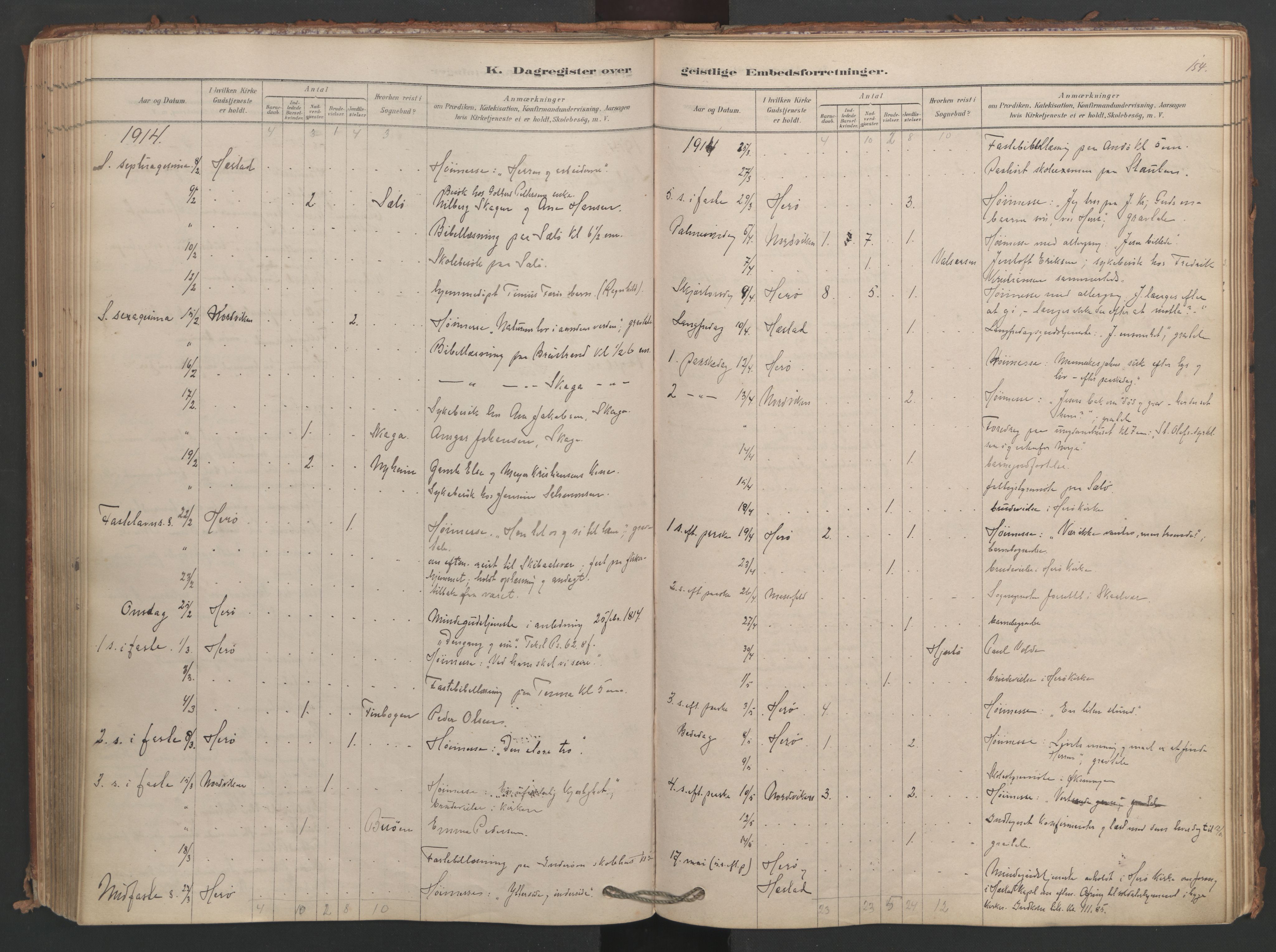 Ministerialprotokoller, klokkerbøker og fødselsregistre - Nordland, AV/SAT-A-1459/834/L0509: Ministerialbok nr. 834A07, 1878-1937, s. 154