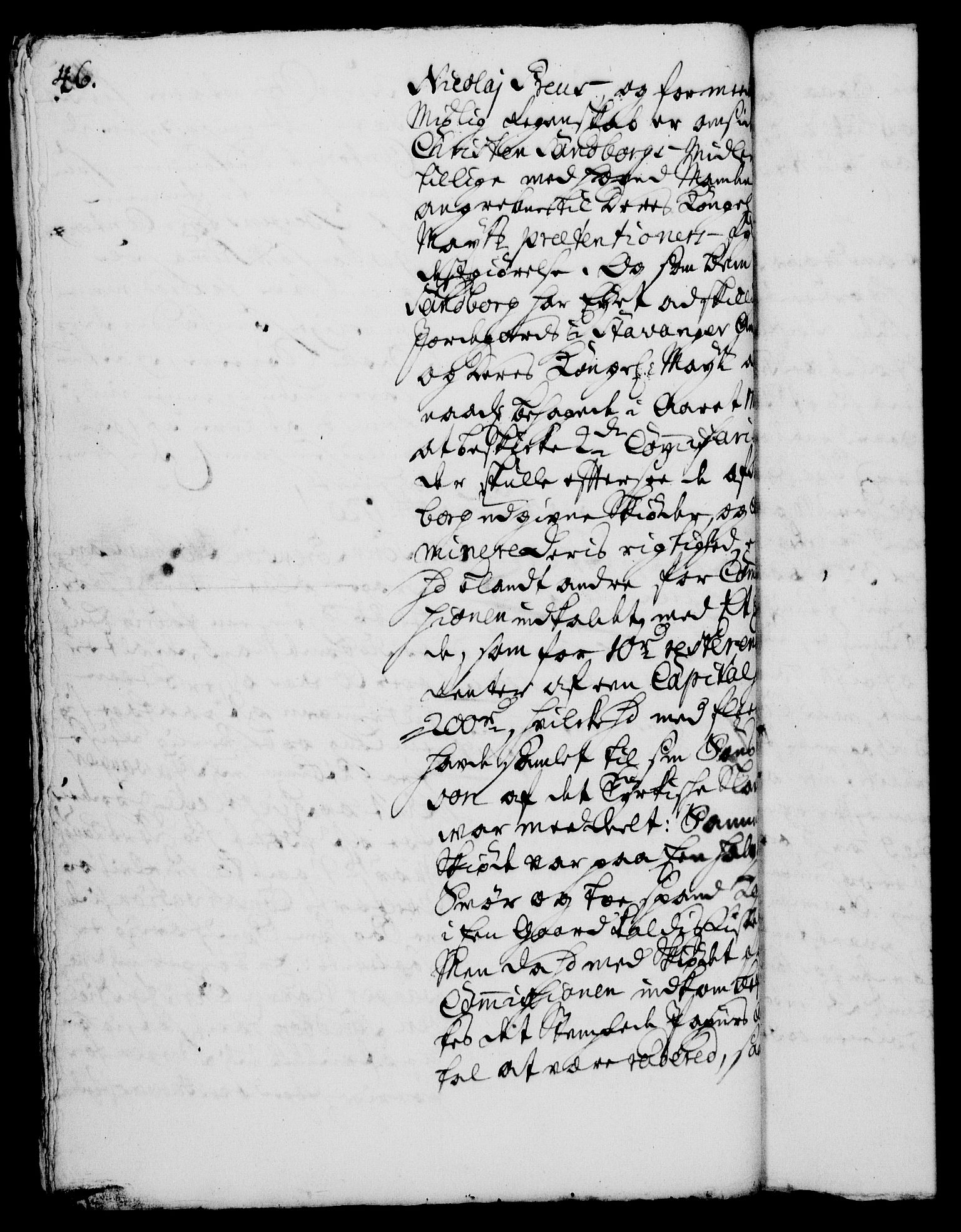 Rentekammeret, Kammerkanselliet, RA/EA-3111/G/Gh/Gha/L0003: Norsk ekstraktmemorialprotokoll, sak. 600-765 (merket RK 53.48), 1720-1721, s. 46