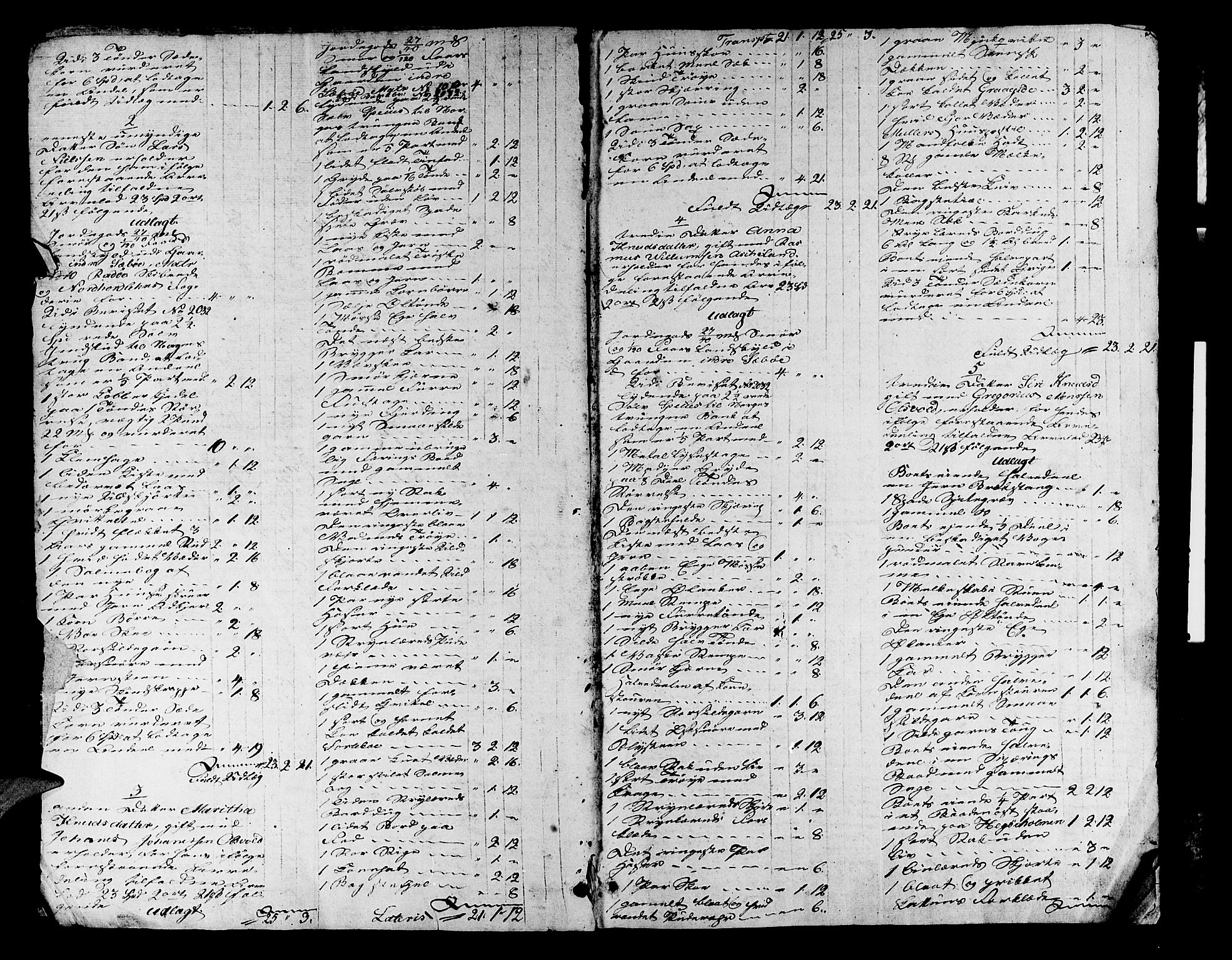 Nordhordland sorenskrivar, AV/SAB-A-2901/1/H/Ha/L0014: Skifteprotokollar Nordhordland , 1818-1823, s. 2b-3a