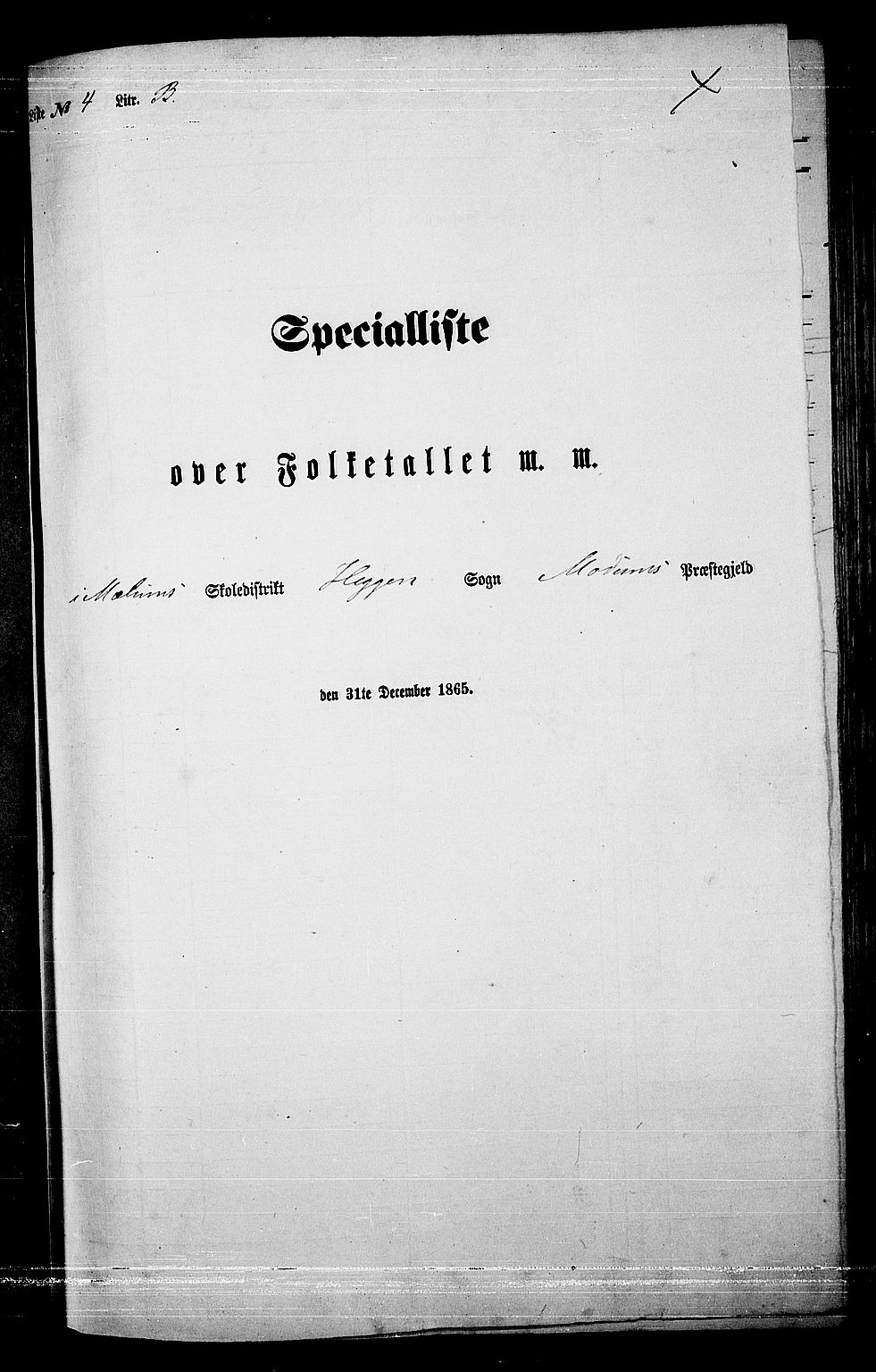 RA, Folketelling 1865 for 0623P Modum prestegjeld, 1865, s. 79
