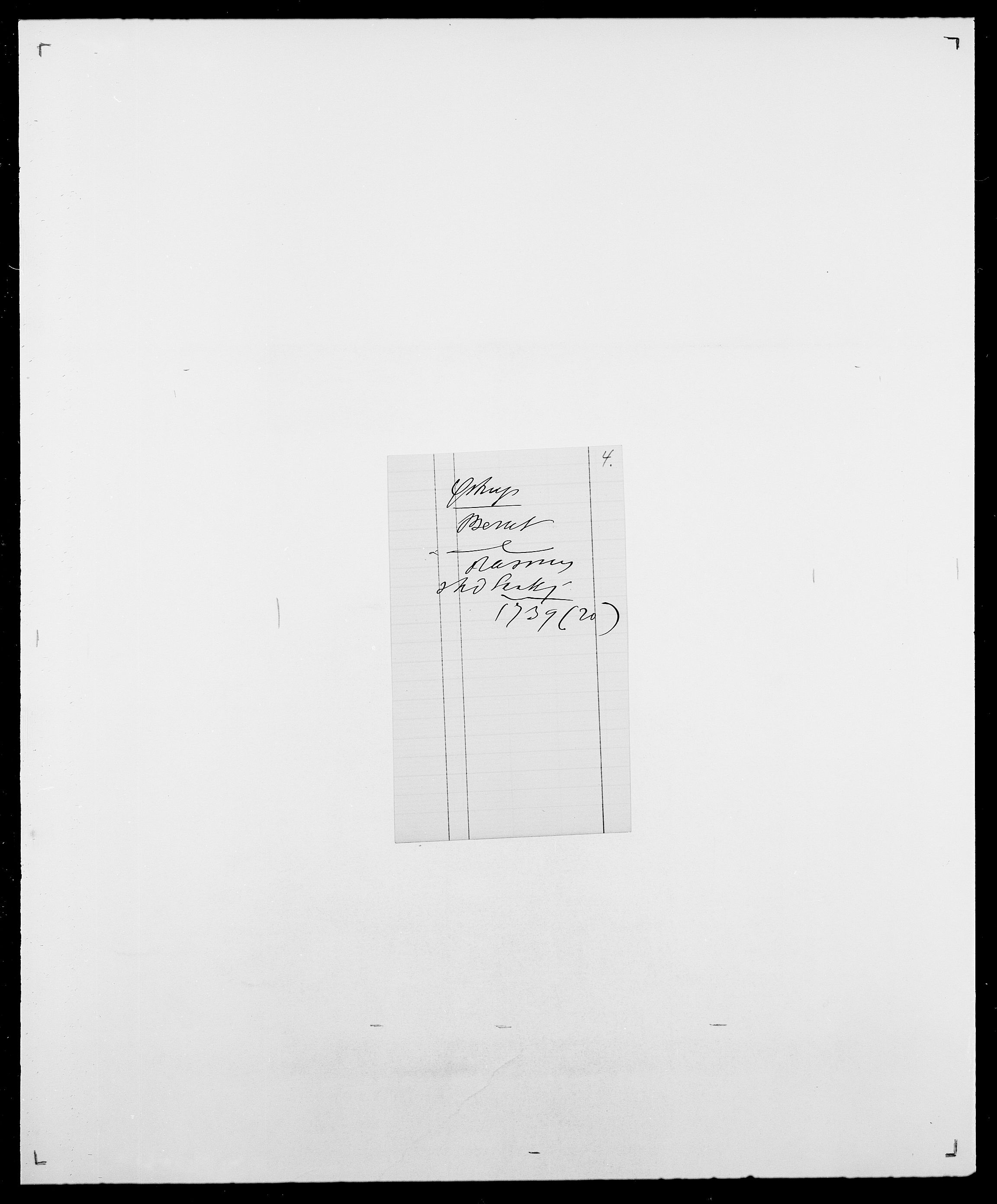 Delgobe, Charles Antoine - samling, SAO/PAO-0038/D/Da/L0043: Wulfsberg - v. Zanten, s. 373