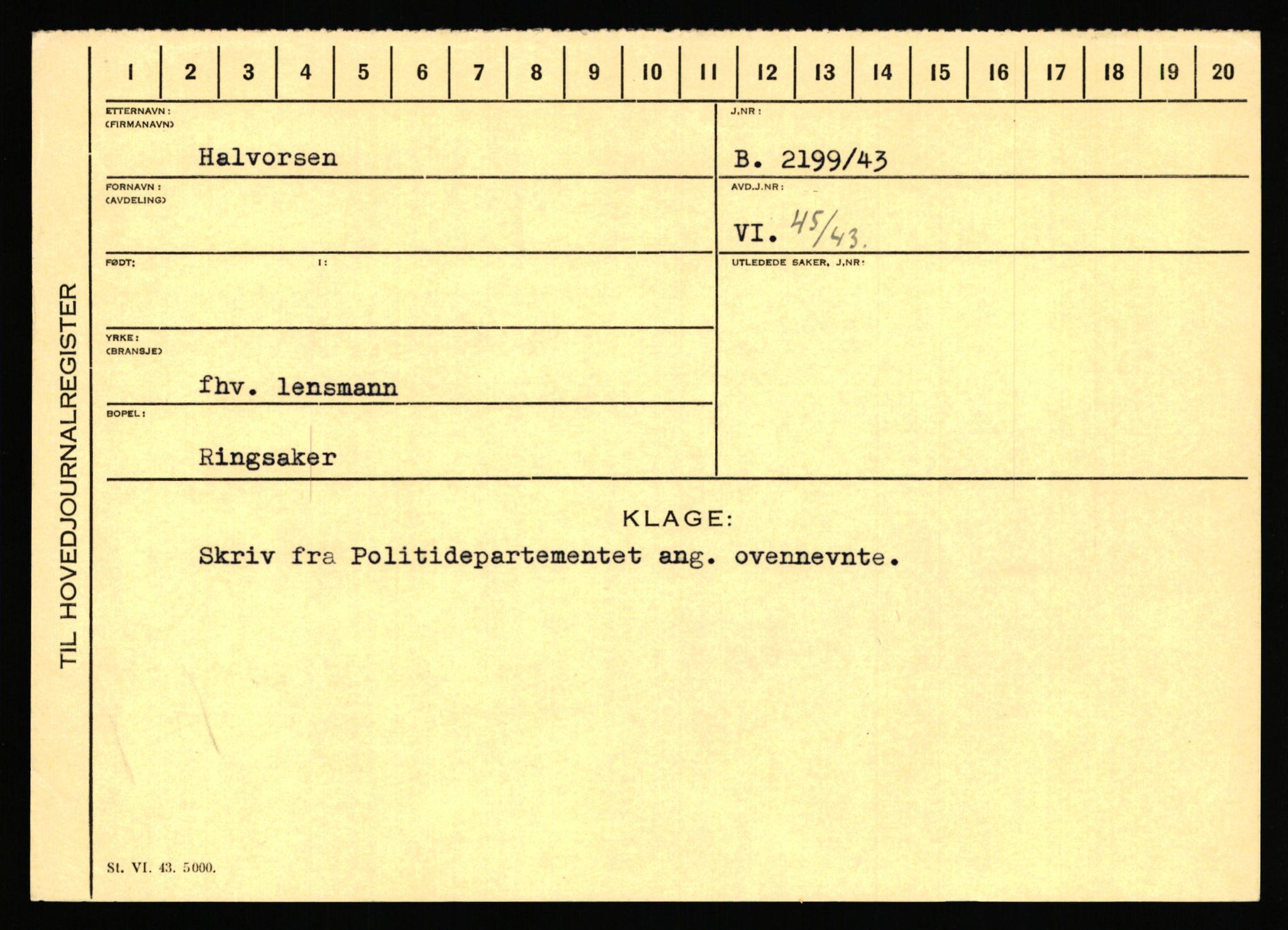 Statspolitiet - Hovedkontoret / Osloavdelingen, AV/RA-S-1329/C/Ca/L0005: Furali - Hamula, 1943-1945, s. 4385