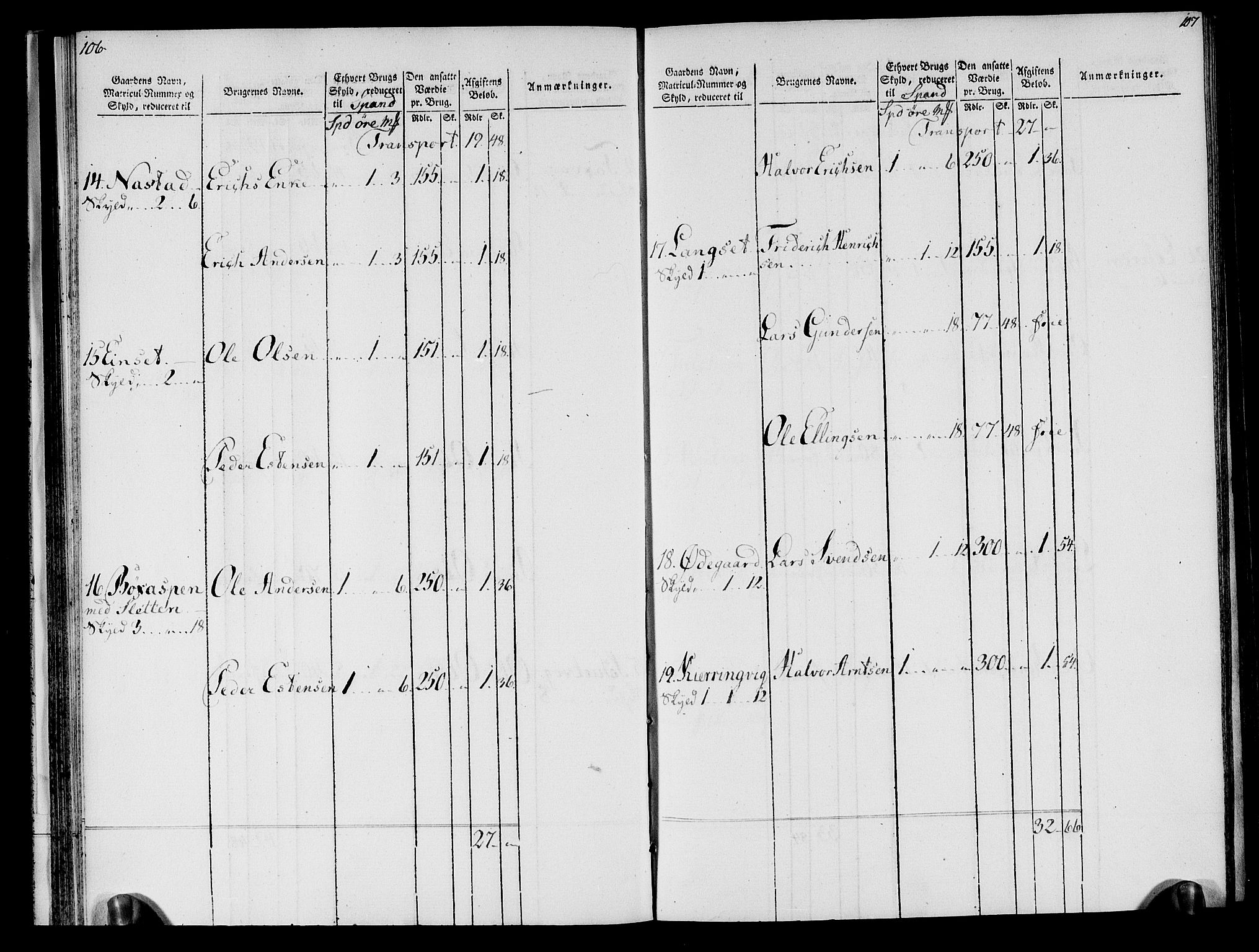 Rentekammeret inntil 1814, Realistisk ordnet avdeling, AV/RA-EA-4070/N/Ne/Nea/L0133: Nordmøre fogderi. Oppebørselsregister, 1803, s. 56