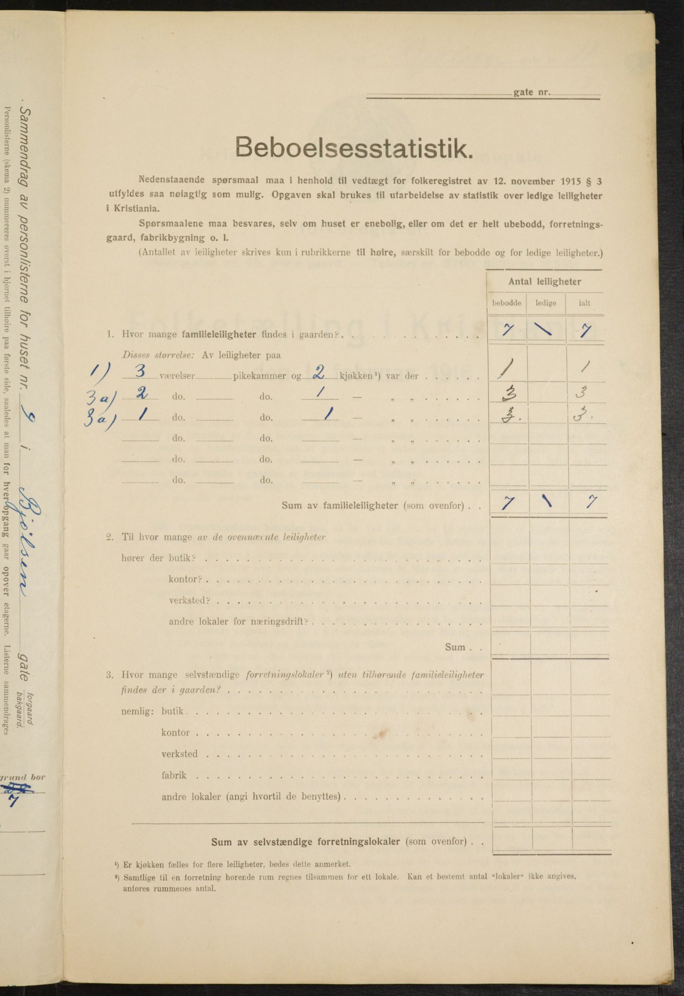 OBA, Kommunal folketelling 1.2.1916 for Kristiania, 1916, s. 6536