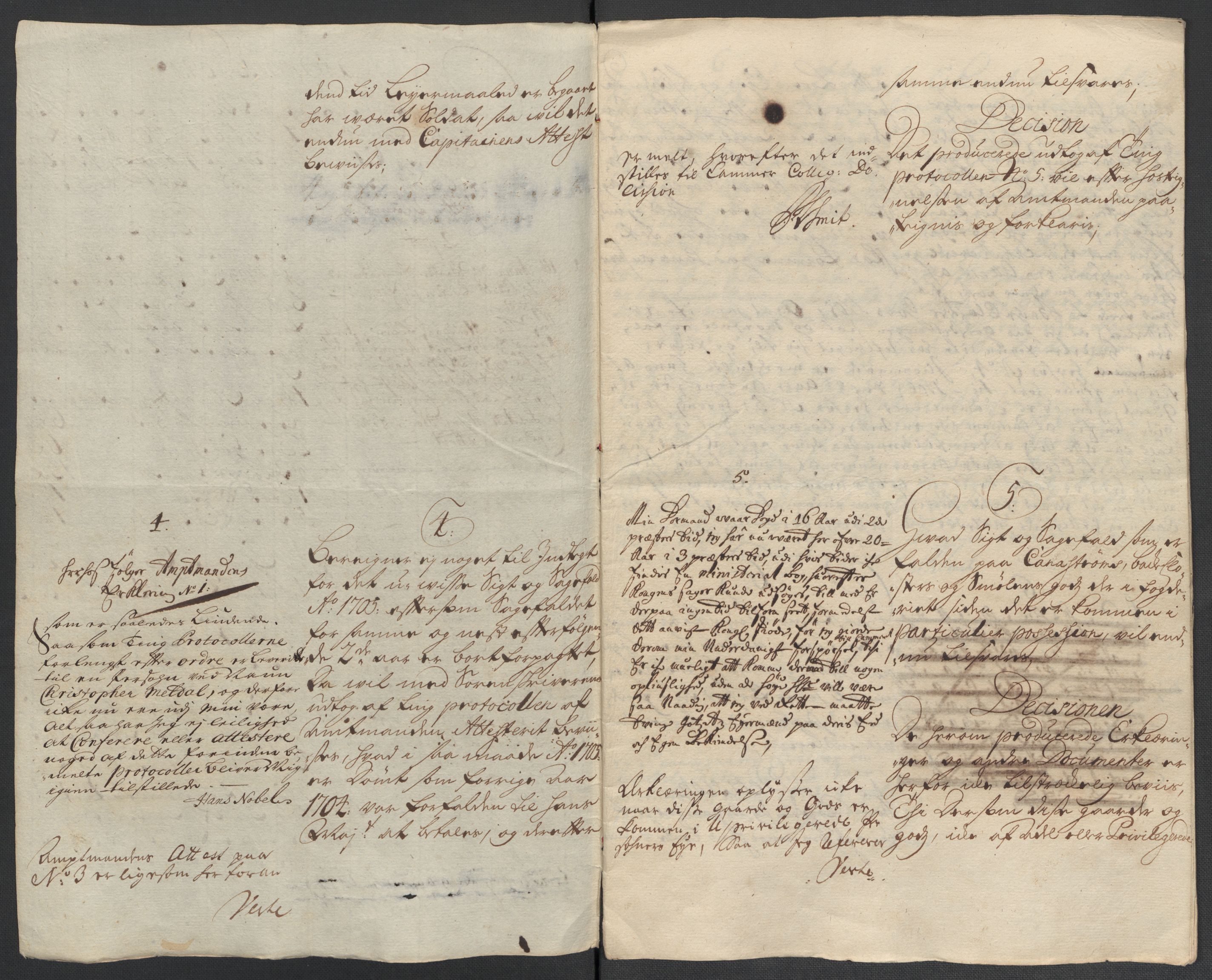 Rentekammeret inntil 1814, Reviderte regnskaper, Fogderegnskap, RA/EA-4092/R56/L3741: Fogderegnskap Nordmøre, 1705, s. 247