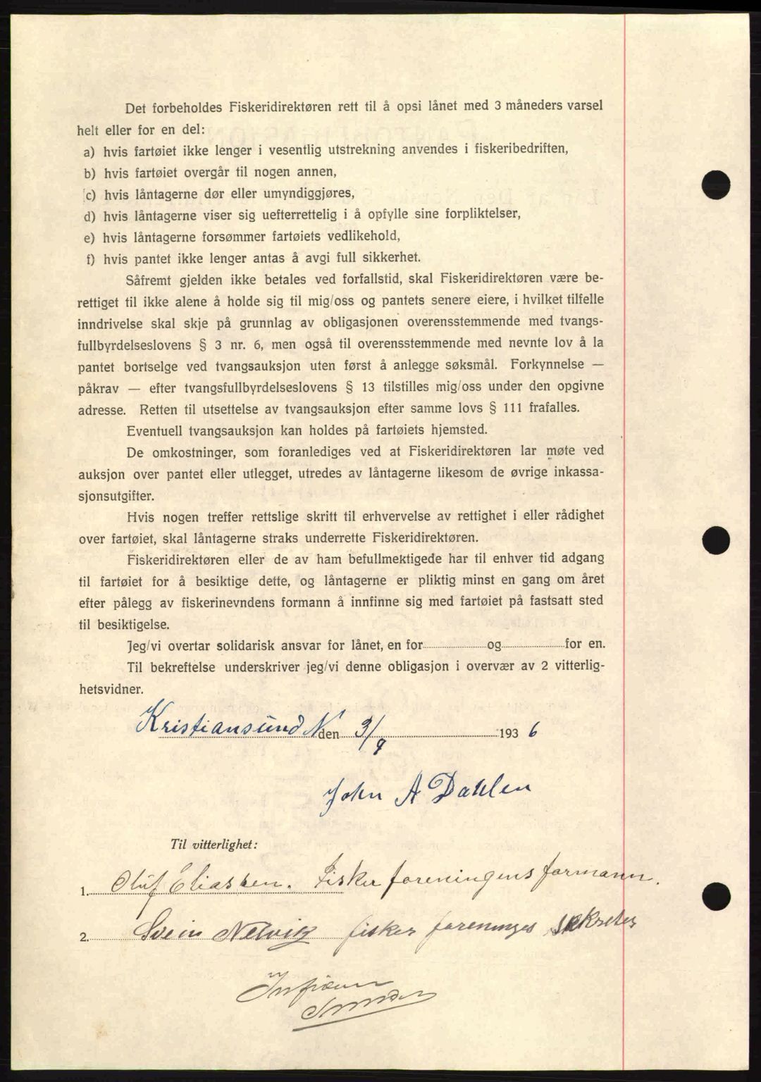 Kristiansund byfogd, AV/SAT-A-4587/A/27: Pantebok nr. 29, 1936-1937, Dagboknr: 136/1937