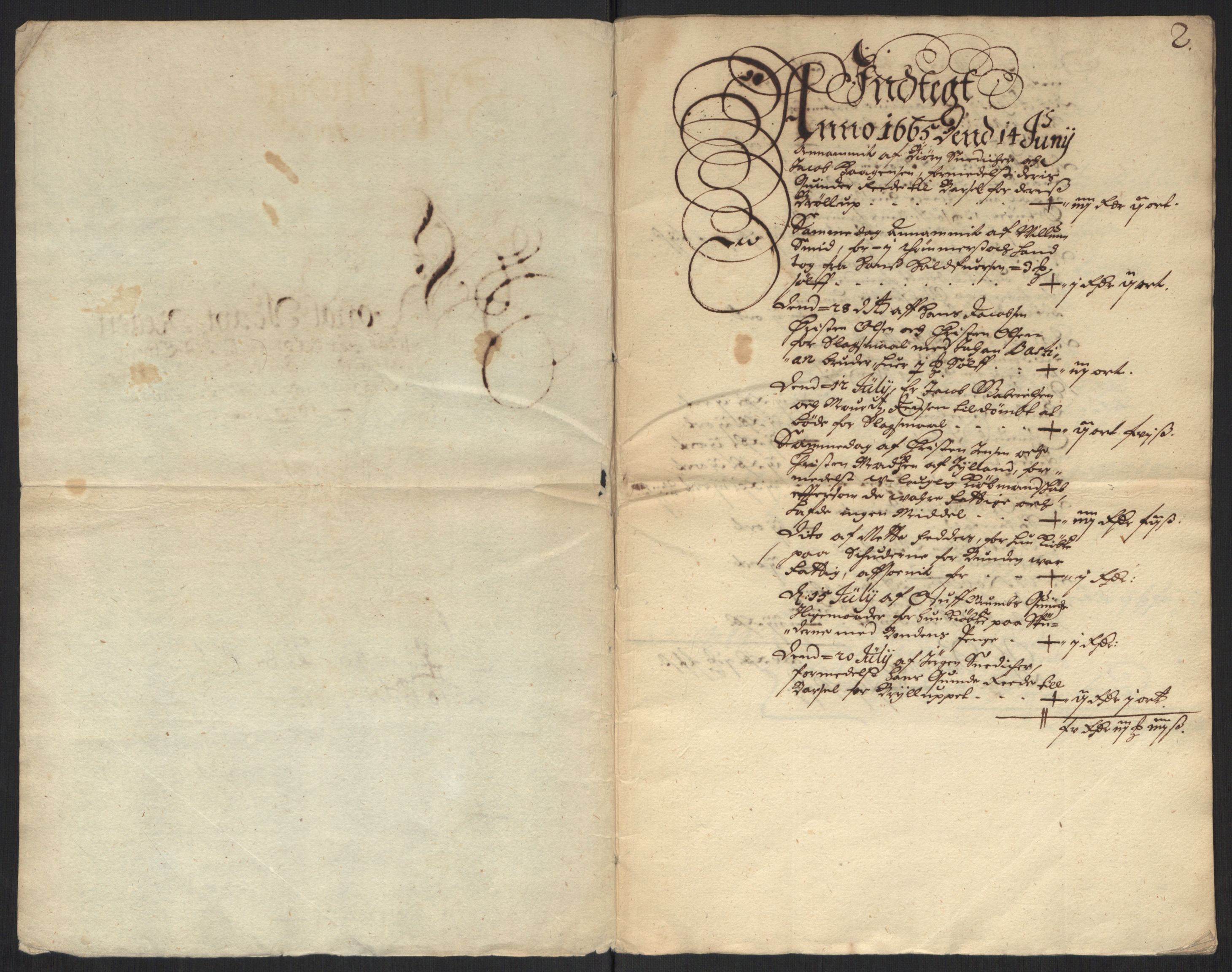 Rentekammeret inntil 1814, Reviderte regnskaper, Byregnskaper, AV/RA-EA-4066/R/Rm/L0284: [M17] Sikt og sakefall, 1658-1680, s. 24