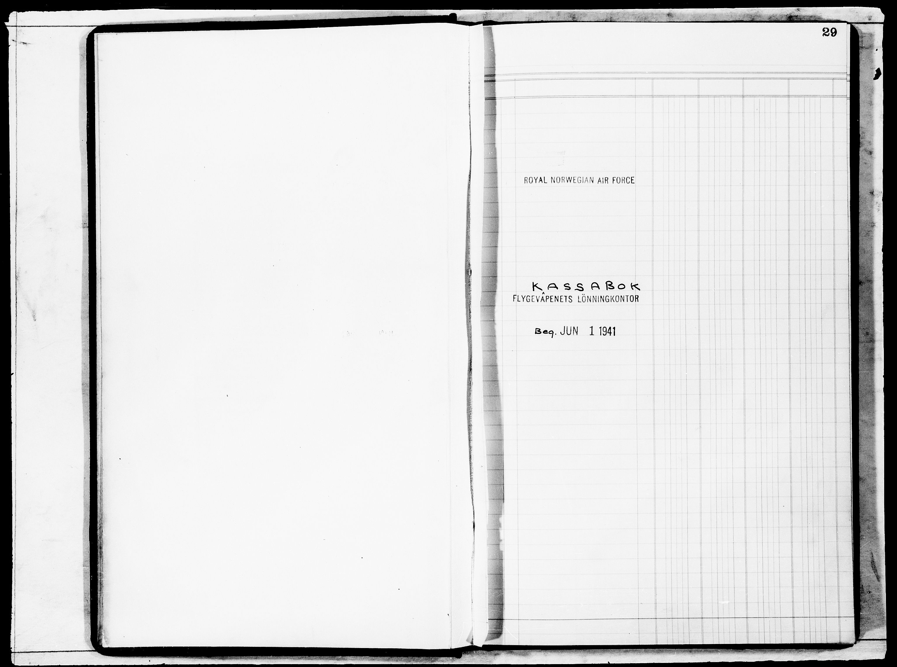 Forsvaret, Flyvåpnenes treningsleir 1940-1945, AV/RA-RAFA-3974/V/L0018: Regnskaper.  Se "Index" for detaljert oversikt over innholdet., 1940-1945