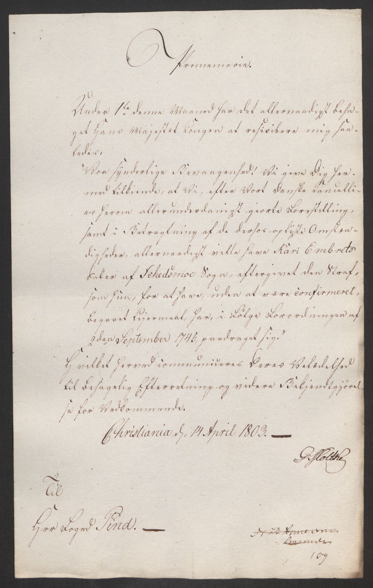 Rentekammeret inntil 1814, Reviderte regnskaper, Fogderegnskap, AV/RA-EA-4092/R11/L0679: Fogderegnskap Nedre Romerike, 1803, s. 199
