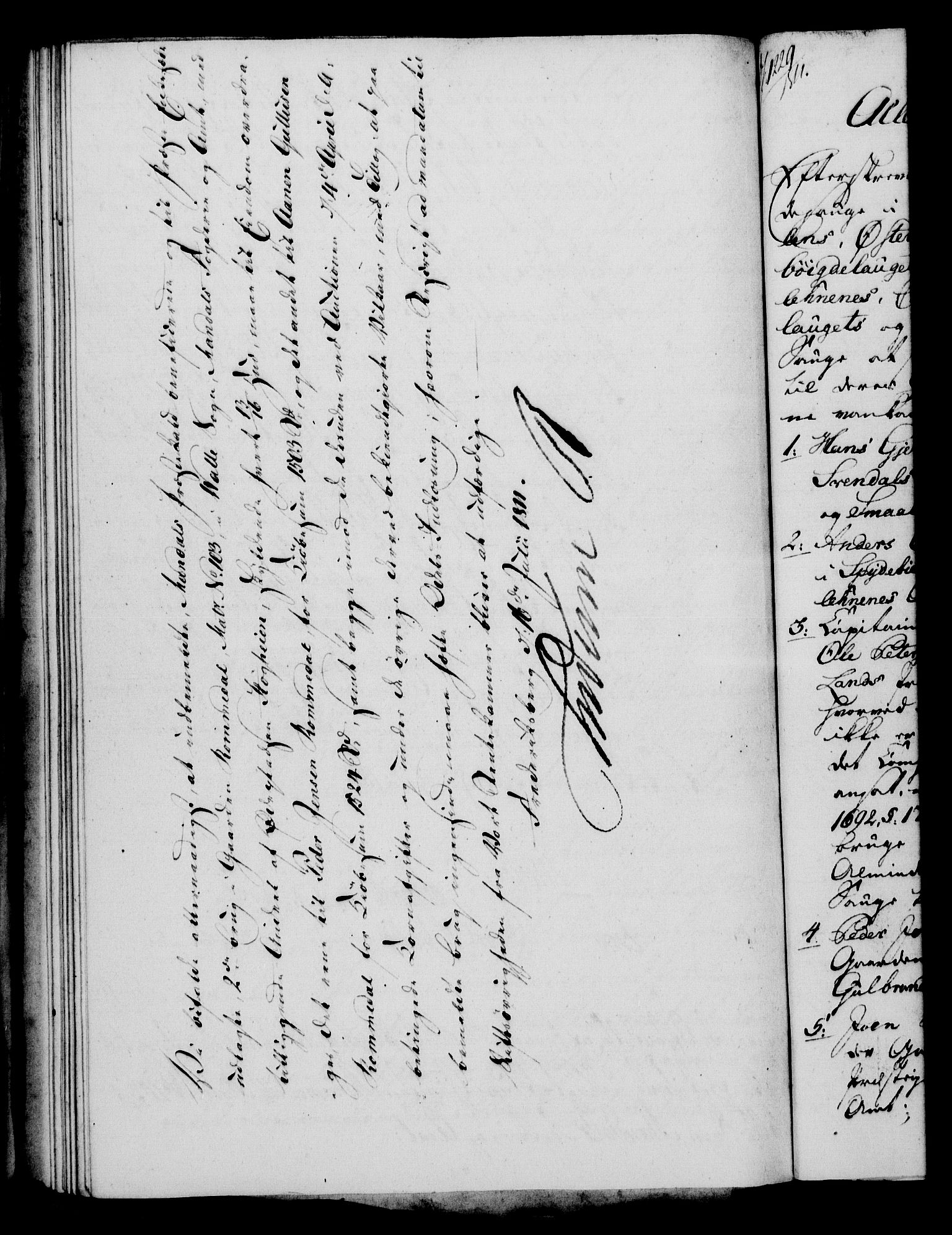 Rentekammeret, Kammerkanselliet, RA/EA-3111/G/Gf/Gfa/L0093: Norsk relasjons- og resolusjonsprotokoll (merket RK 52.93), 1811, s. 365