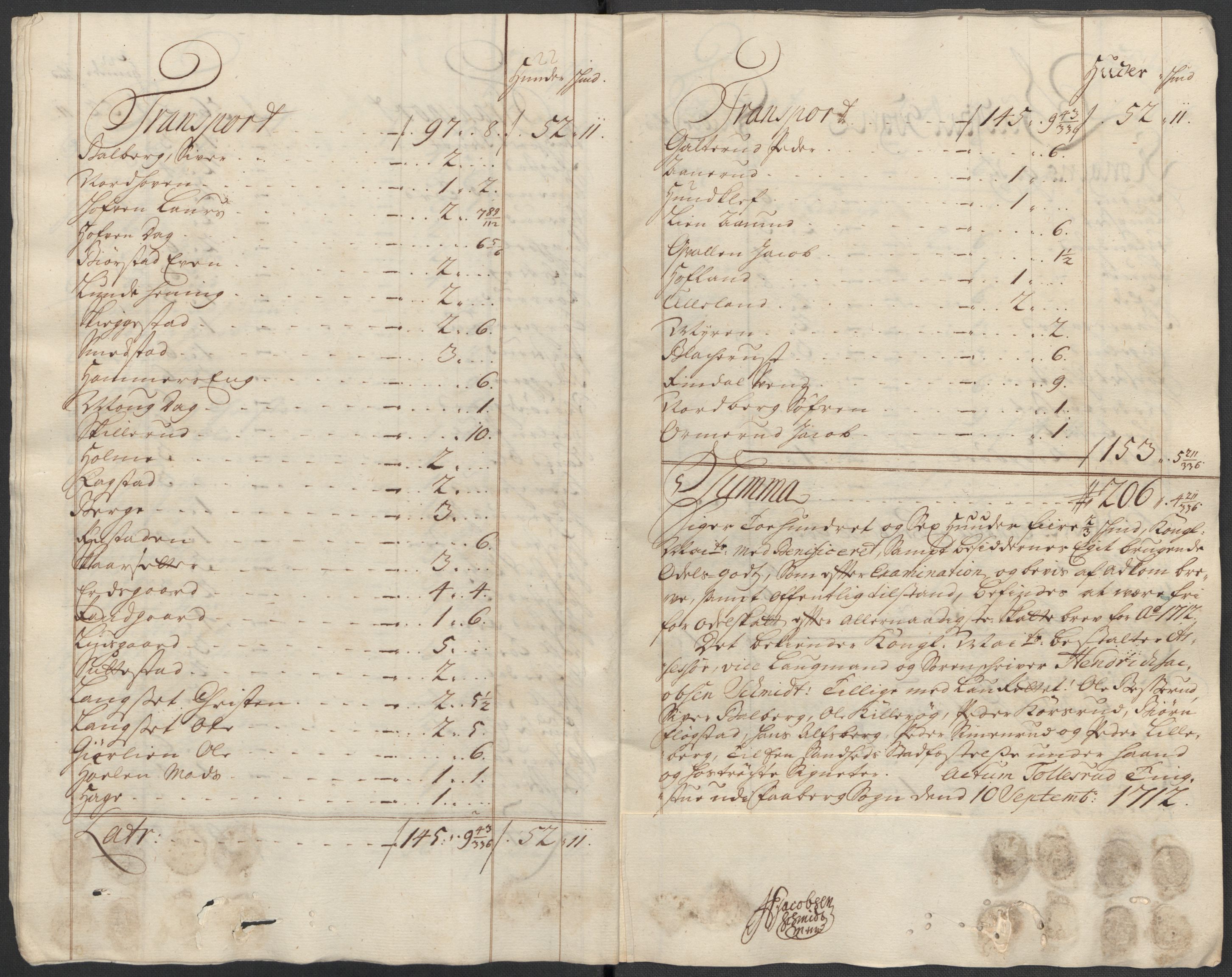 Rentekammeret inntil 1814, Reviderte regnskaper, Fogderegnskap, AV/RA-EA-4092/R17/L1181: Fogderegnskap Gudbrandsdal, 1712, s. 175