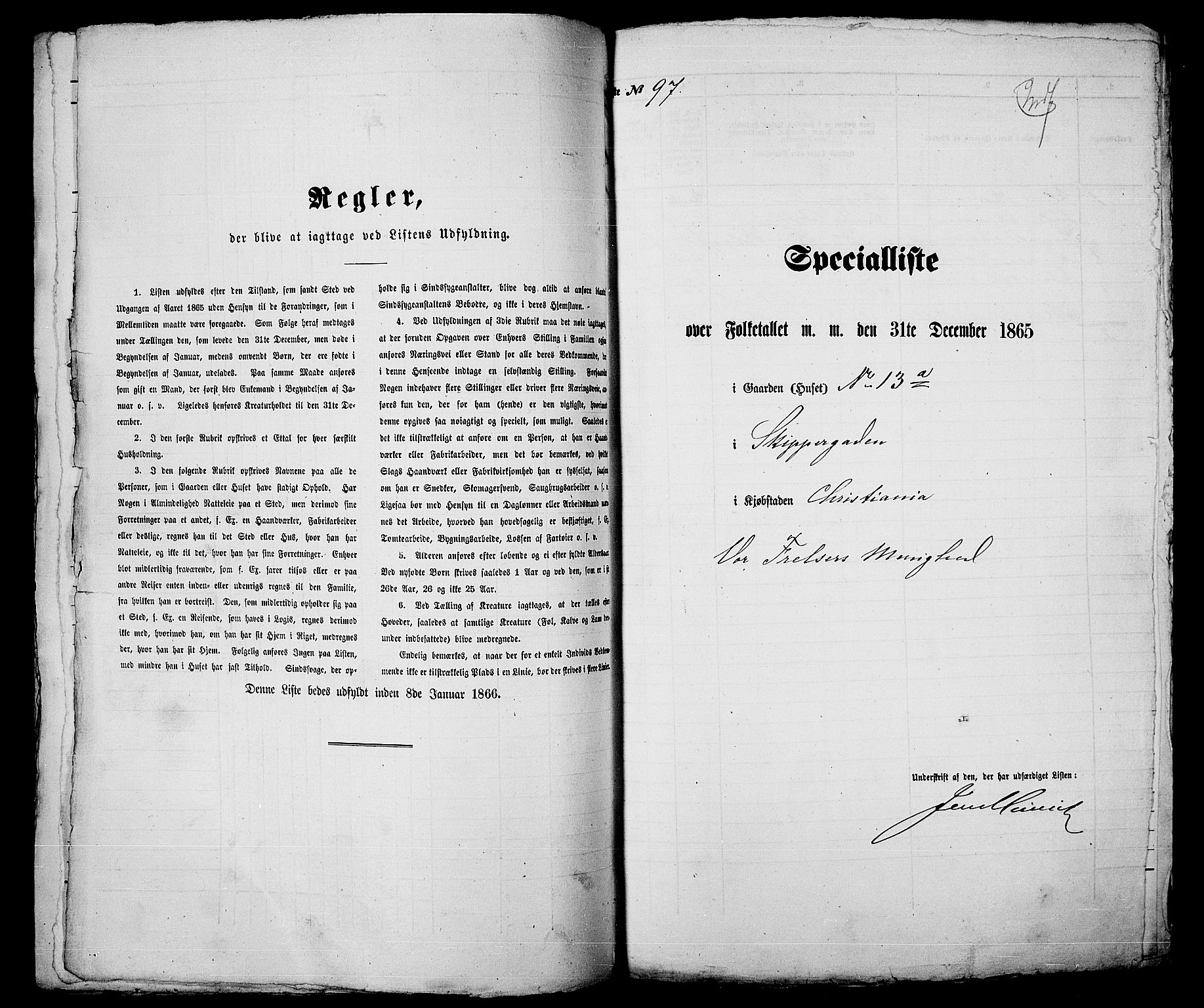 RA, Folketelling 1865 for 0301 Kristiania kjøpstad, 1865, s. 342
