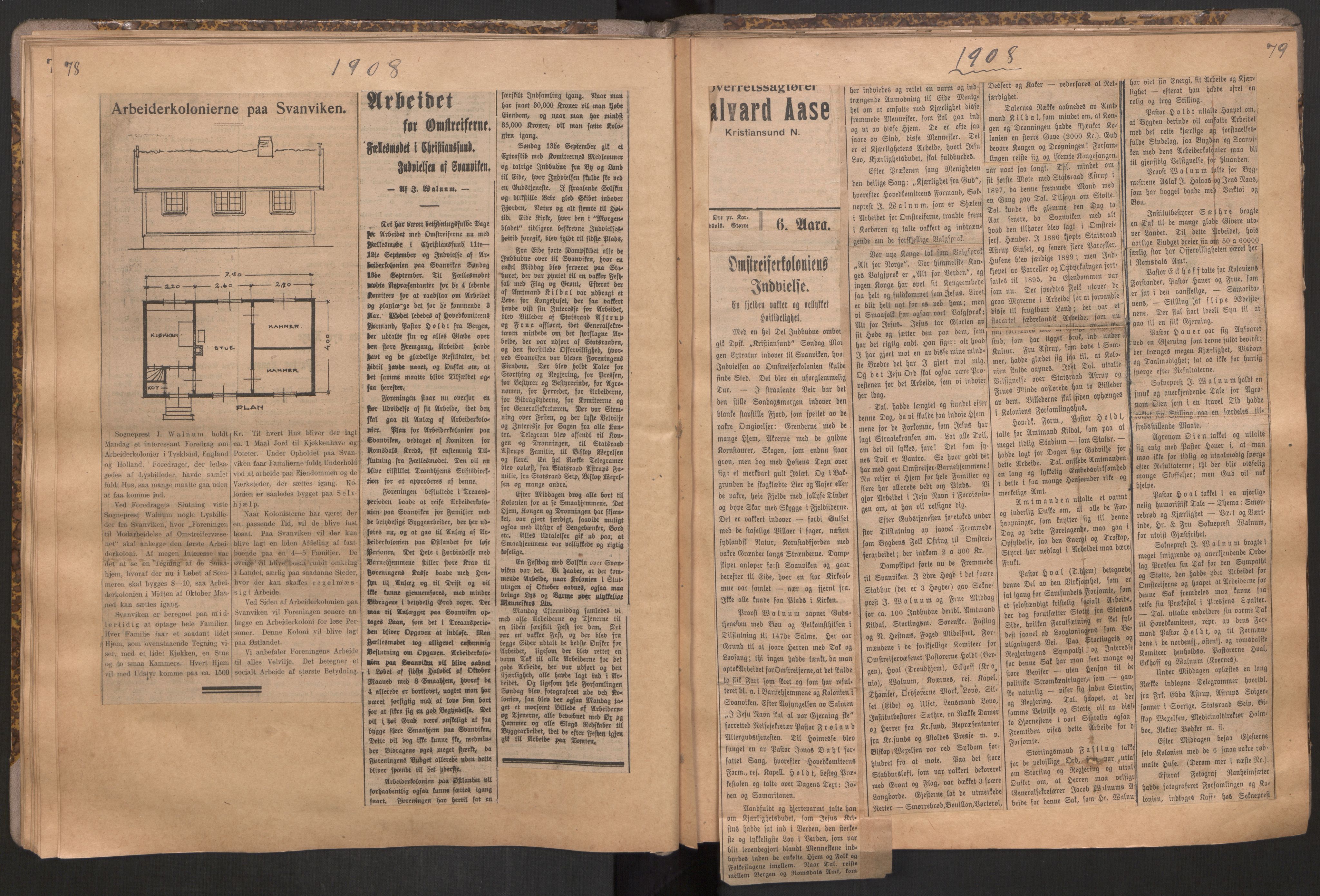 Norsk Misjon Blant Hjemløse, RA/PA-0793/F/Fv/L0534: Utklipp, 1897-1919, s. 78-79