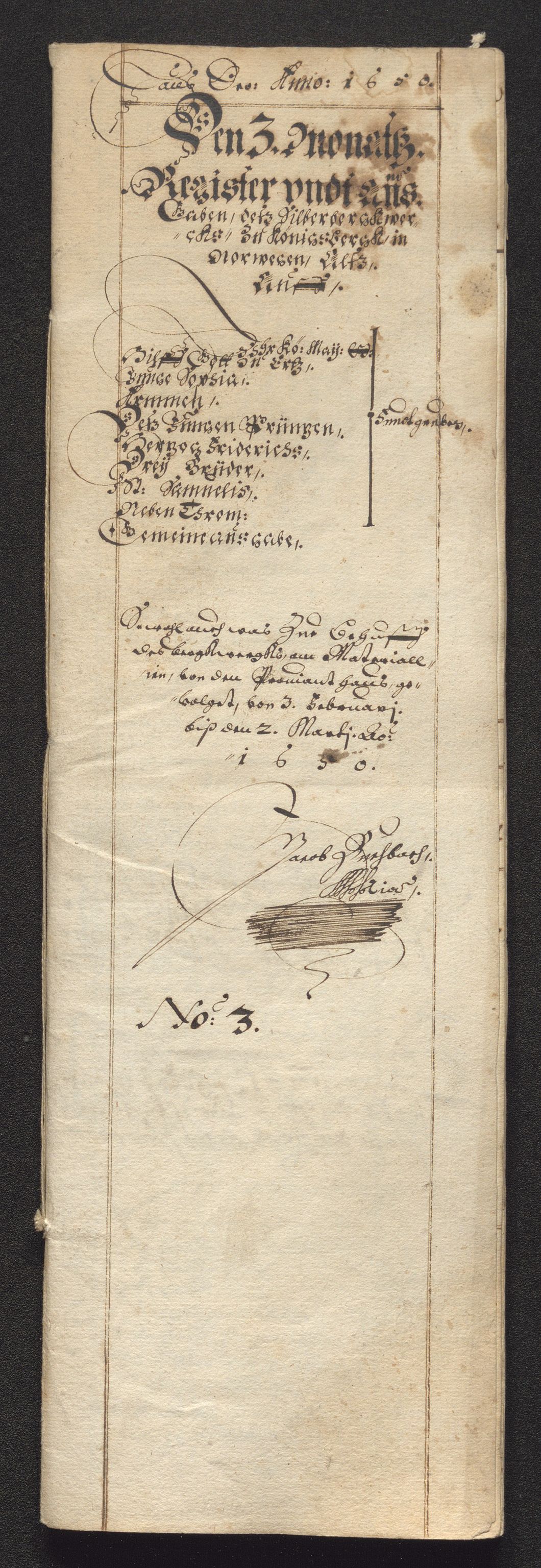 Kongsberg Sølvverk 1623-1816, SAKO/EA-3135/001/D/Dc/Dcd/L0024: Utgiftsregnskap for gruver m.m. , 1650, s. 49