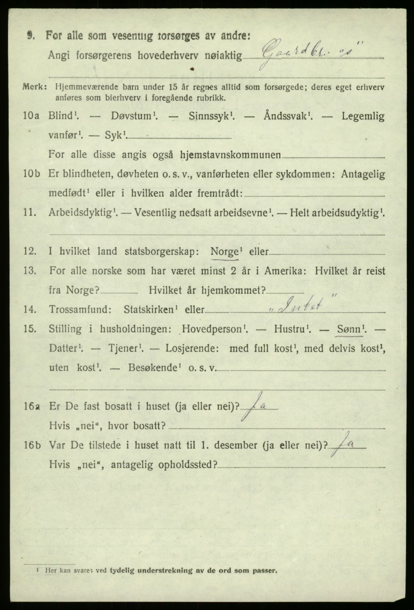 SAB, Folketelling 1920 for 1250 Haus herred, 1920, s. 5512
