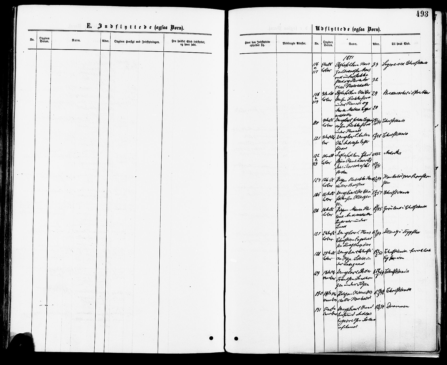 Høland prestekontor Kirkebøker, AV/SAO-A-10346a/F/Fa/L0012.a: Ministerialbok nr. I 12A, 1869-1879, s. 493