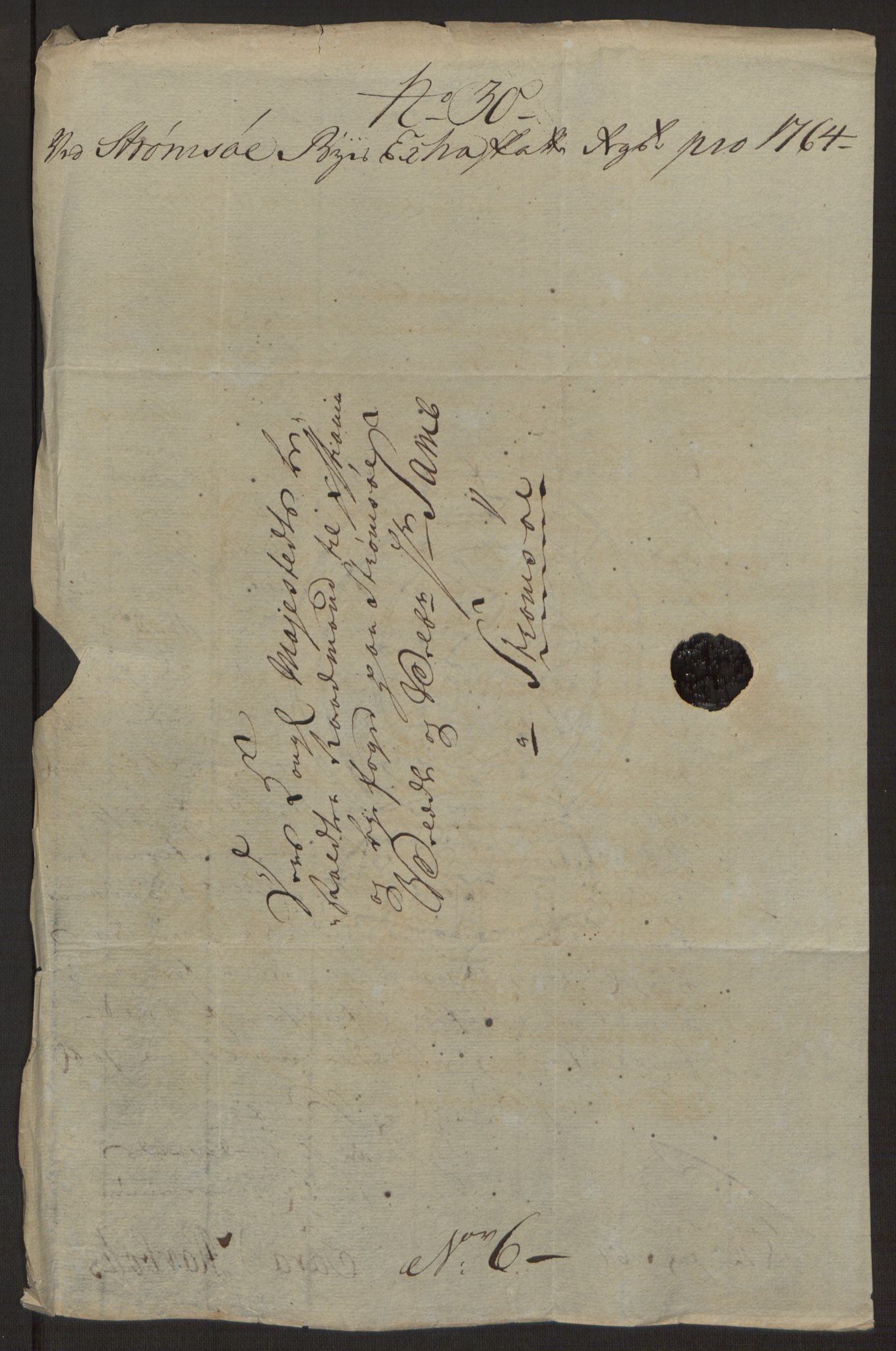 Rentekammeret inntil 1814, Reviderte regnskaper, Byregnskaper, RA/EA-4066/R/Rg/L0144/0001: [G4] Kontribusjonsregnskap / Ekstraskatt, 1762-1767, s. 313