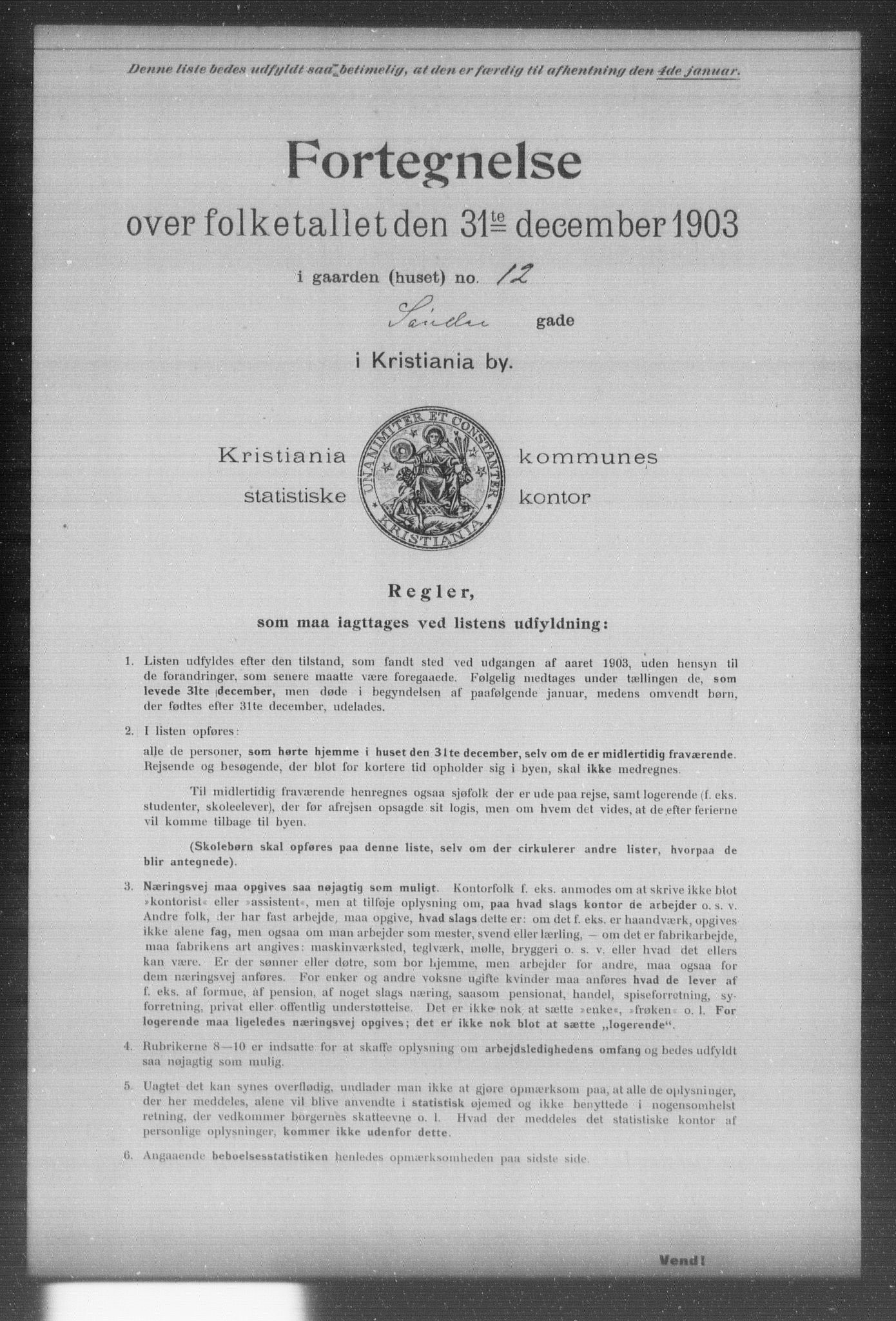 OBA, Kommunal folketelling 31.12.1903 for Kristiania kjøpstad, 1903, s. 20647