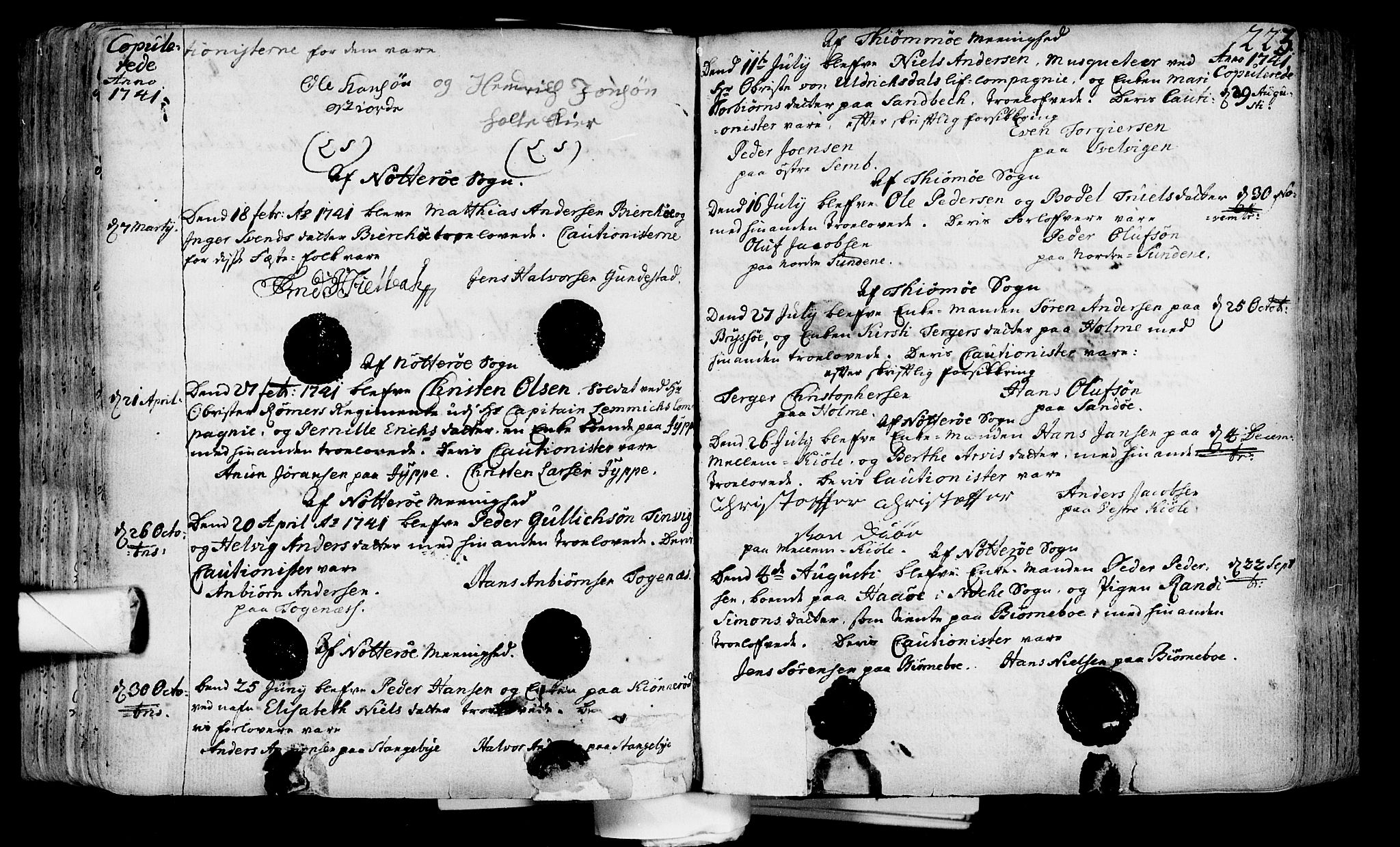 Nøtterøy kirkebøker, AV/SAKO-A-354/F/Fa/L0002: Ministerialbok nr. I 2, 1738-1790, s. 223