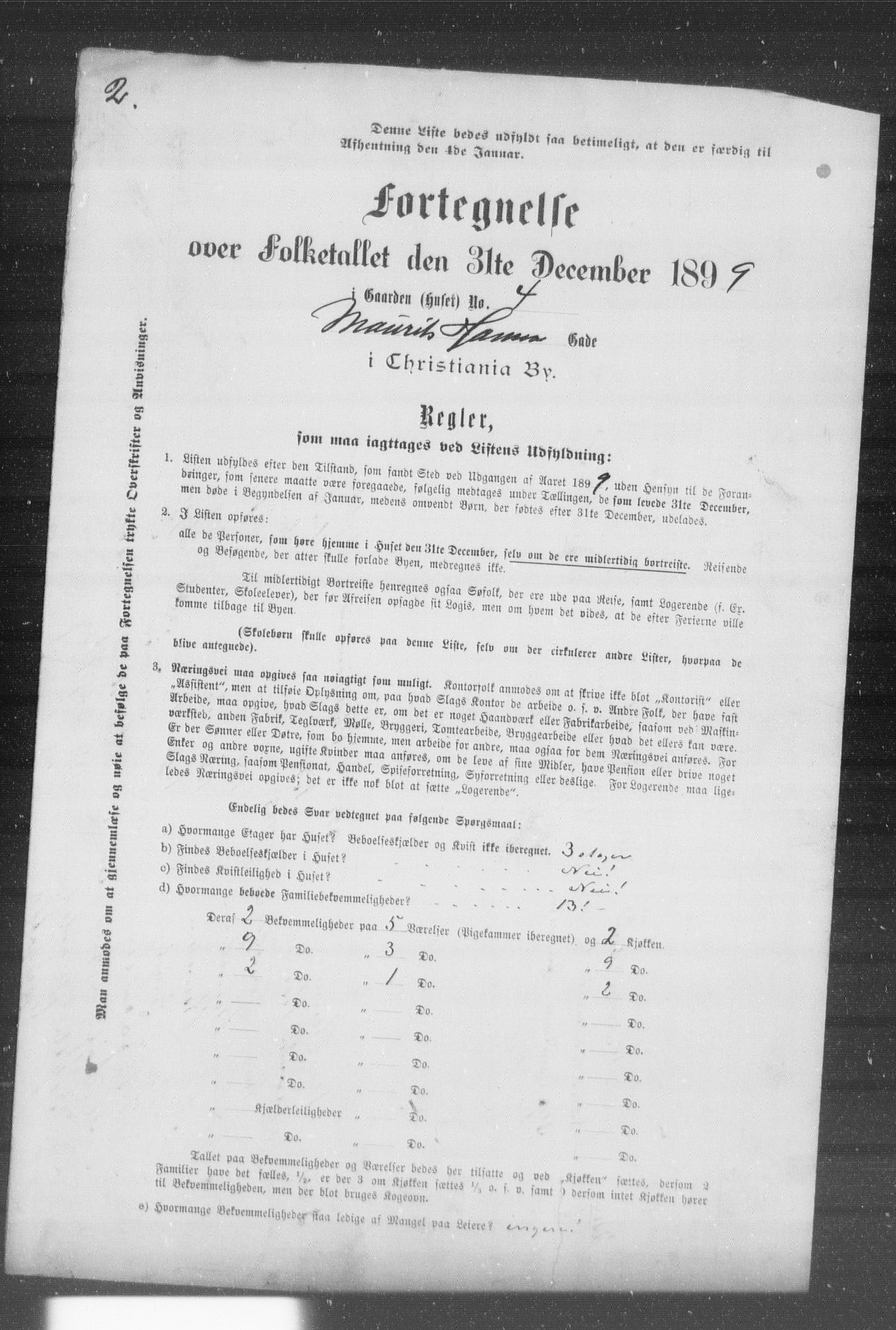 OBA, Kommunal folketelling 31.12.1899 for Kristiania kjøpstad, 1899, s. 8466