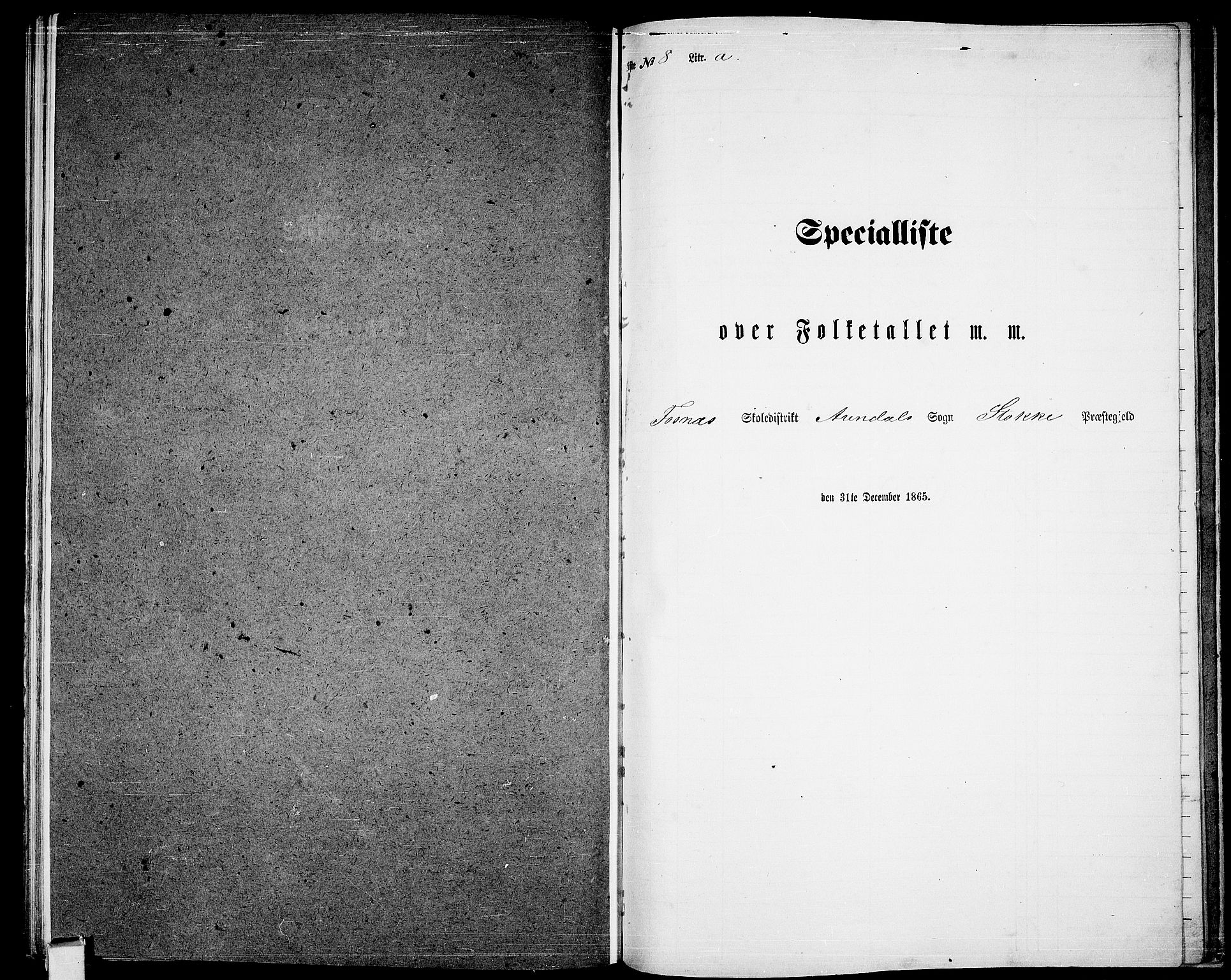 RA, Folketelling 1865 for 0720P Stokke prestegjeld, 1865, s. 177