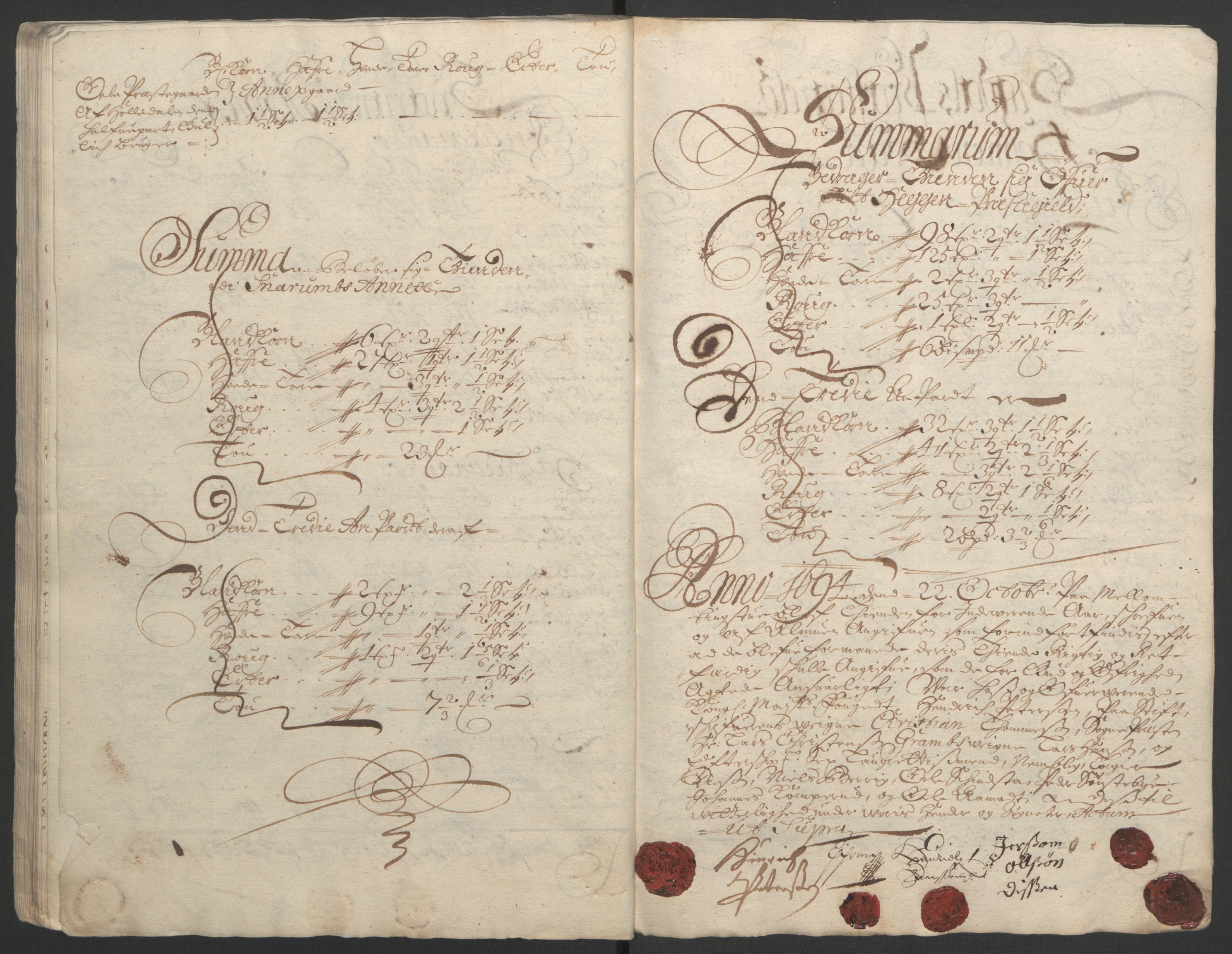 Rentekammeret inntil 1814, Reviderte regnskaper, Fogderegnskap, AV/RA-EA-4092/R22/L1451: Fogderegnskap Ringerike, Hallingdal og Buskerud, 1694, s. 289