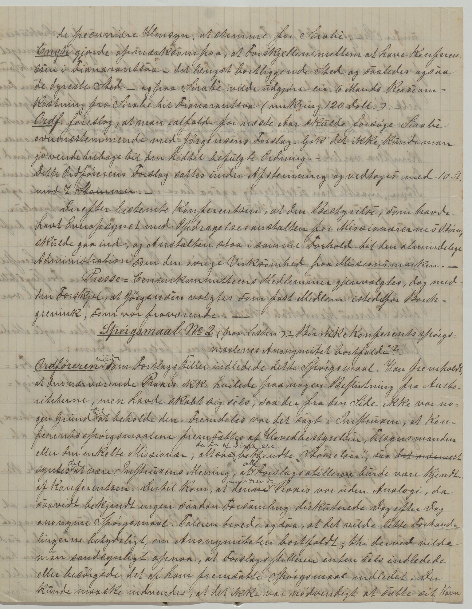 Det Norske Misjonsselskap - hovedadministrasjonen, VID/MA-A-1045/D/Da/Daa/L0036/0001: Konferansereferat og årsberetninger / Konferansereferat fra Madagaskar Innland., 1882