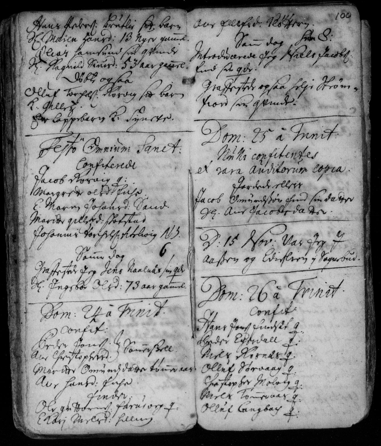 Ministerialprotokoller, klokkerbøker og fødselsregistre - Nordland, AV/SAT-A-1459/859/L0840: Ministerialbok nr. 859A00, 1708-1738, s. 100