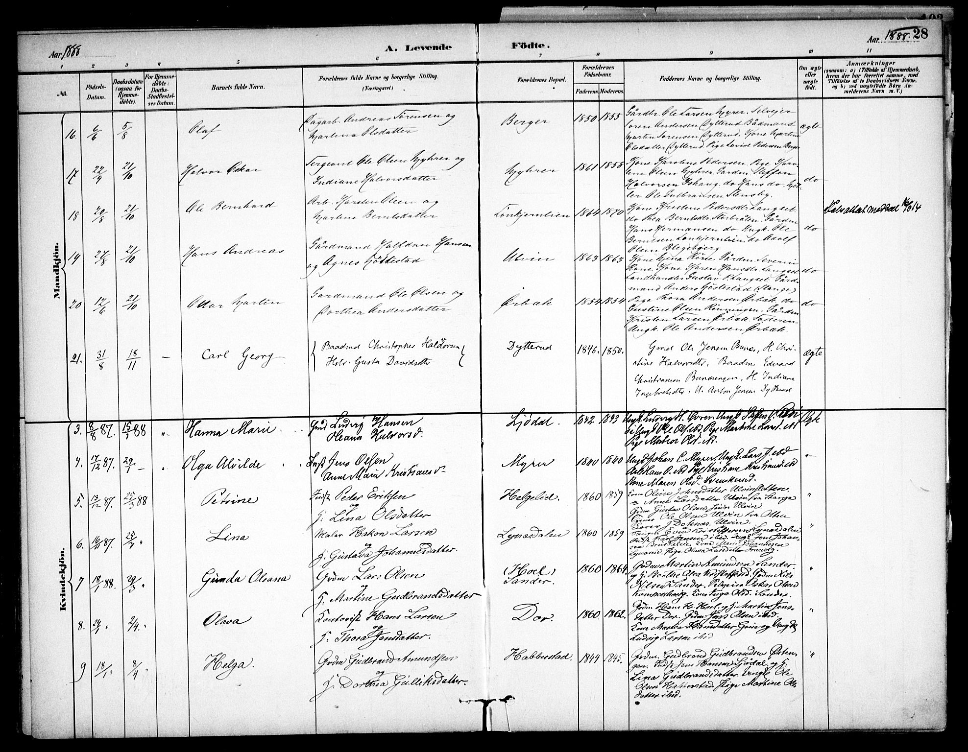 Eidsvoll prestekontor Kirkebøker, AV/SAO-A-10888/F/Fb/L0001: Ministerialbok nr. II 1, 1882-1897, s. 28