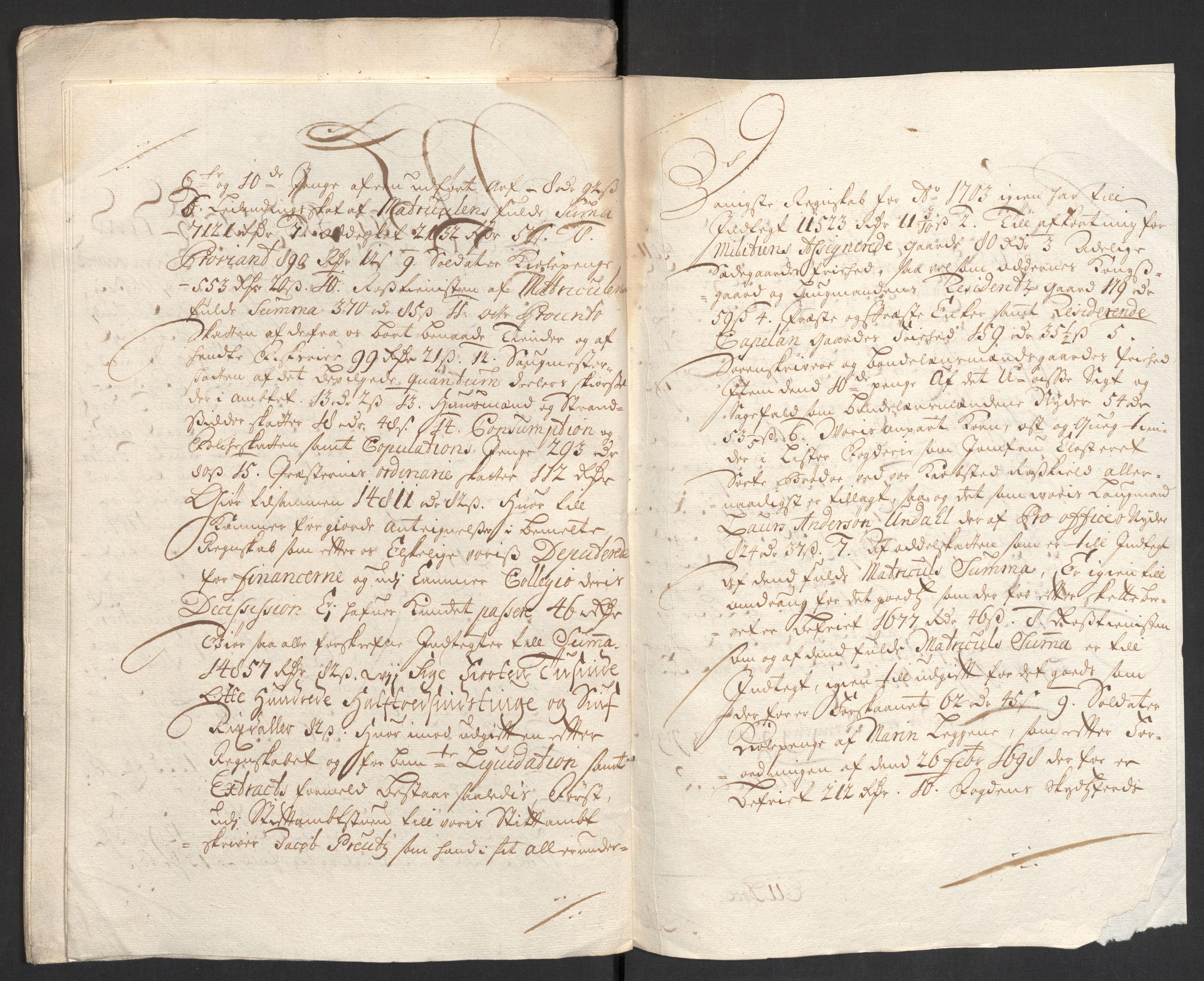 Rentekammeret inntil 1814, Reviderte regnskaper, Fogderegnskap, AV/RA-EA-4092/R43/L2550: Fogderegnskap Lista og Mandal, 1703-1704, s. 177