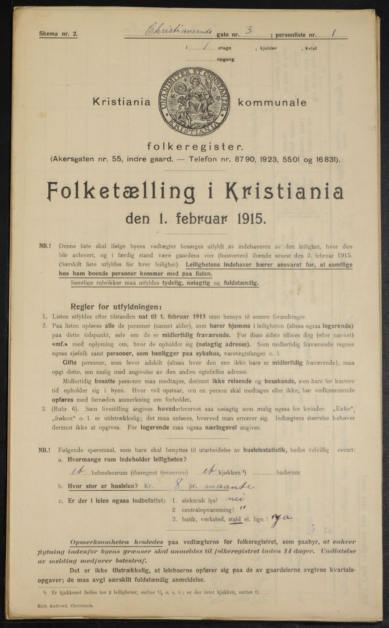 OBA, Kommunal folketelling 1.2.1915 for Kristiania, 1915, s. 53762