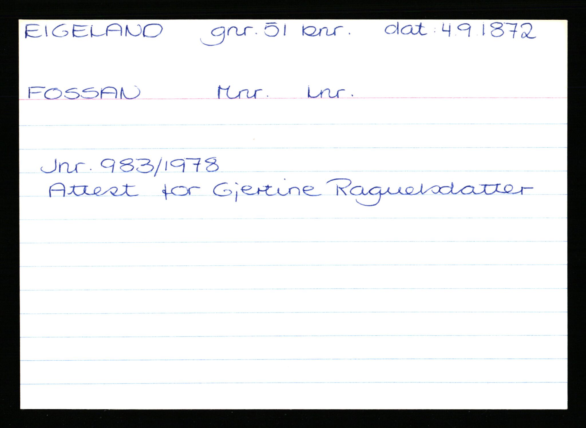 Statsarkivet i Stavanger, AV/SAST-A-101971/03/Y/Yk/L0008: Registerkort sortert etter gårdsnavn: Eig - Erlien, 1750-1930, s. 140