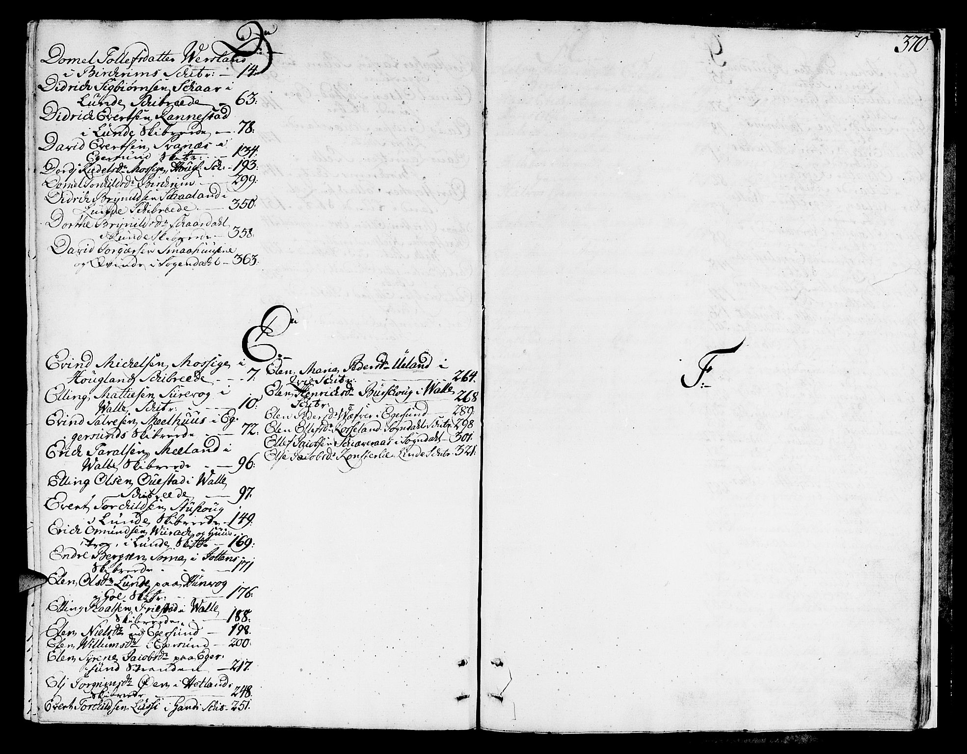 Jæren og Dalane sorenskriveri, SAST/A-100306/5/50BA/L0010: SKIFTEPROTOKOLL, 1752-1758, s. 369b-370a