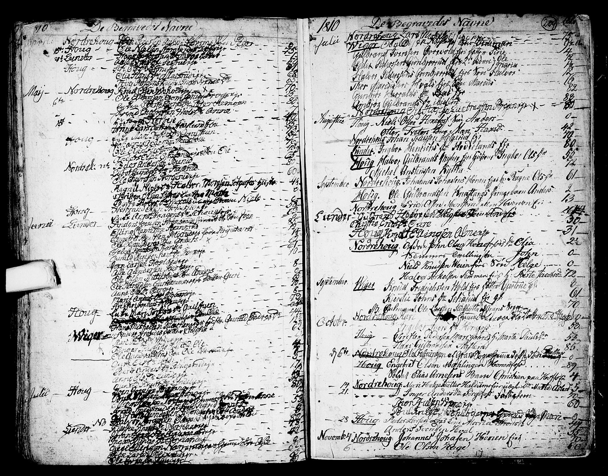 Norderhov kirkebøker, AV/SAKO-A-237/F/Fa/L0006: Ministerialbok nr. 6, 1789-1811, s. 209