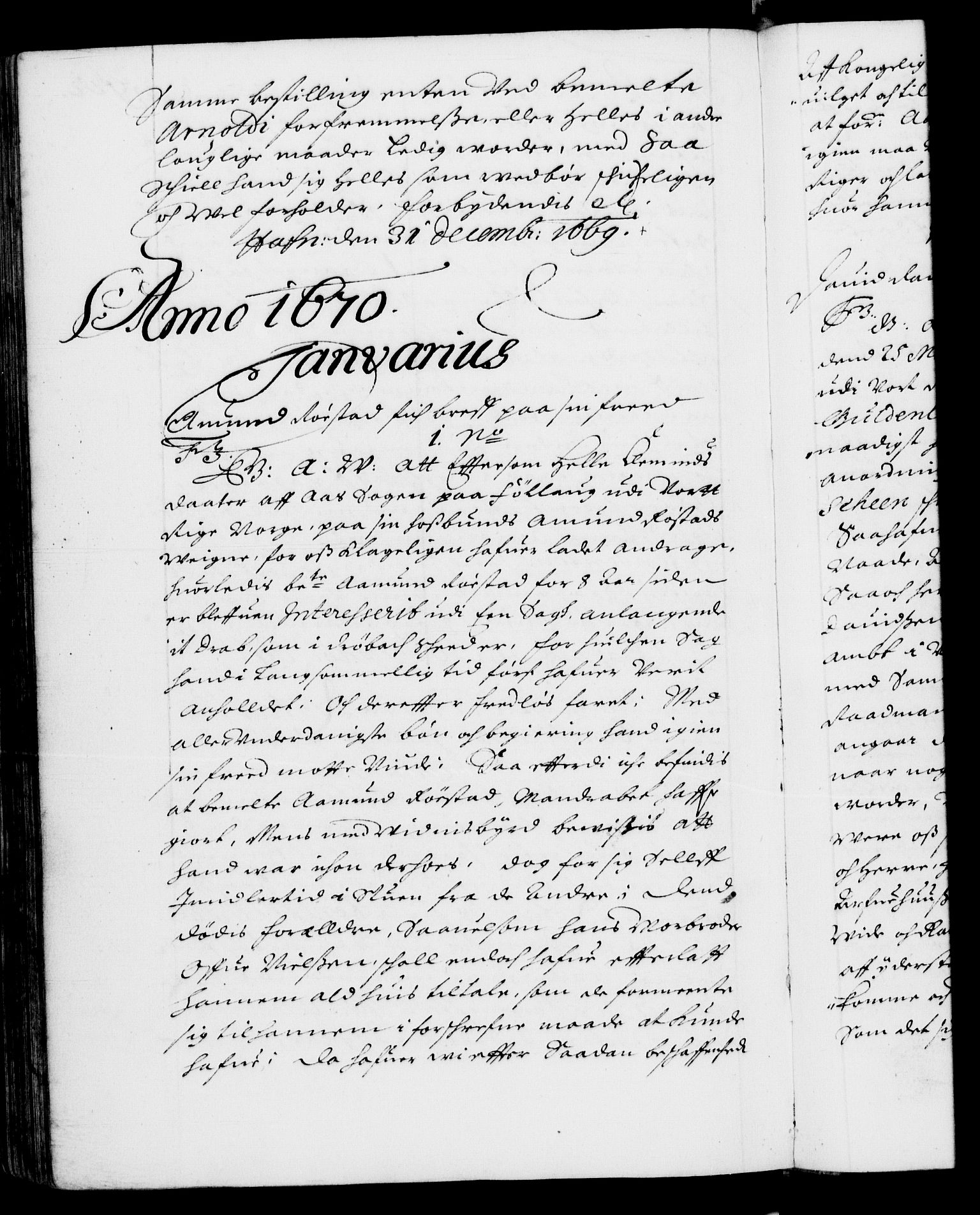 Danske Kanselli 1572-1799, RA/EA-3023/F/Fc/Fca/Fcaa/L0010: Norske registre (mikrofilm), 1660-1670, s. 922b