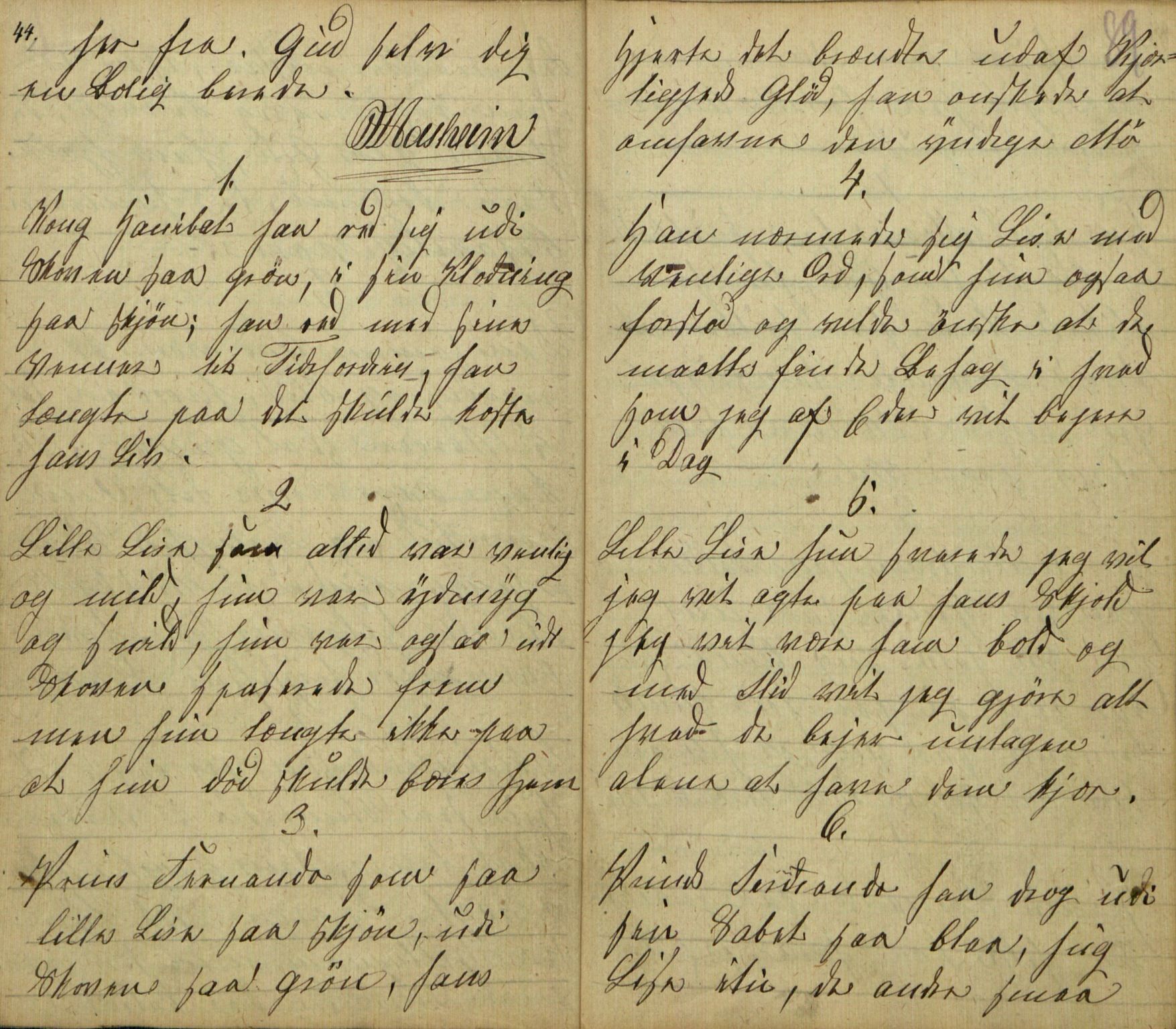 Rikard Berge, TEMU/TGM-A-1003/F/L0005/0018: 160-200 / 177 Handskriven visebok. Tilhører Aasheim af Sigjords Præstegjeld, 1870. Vise, 1870, s. 88-89