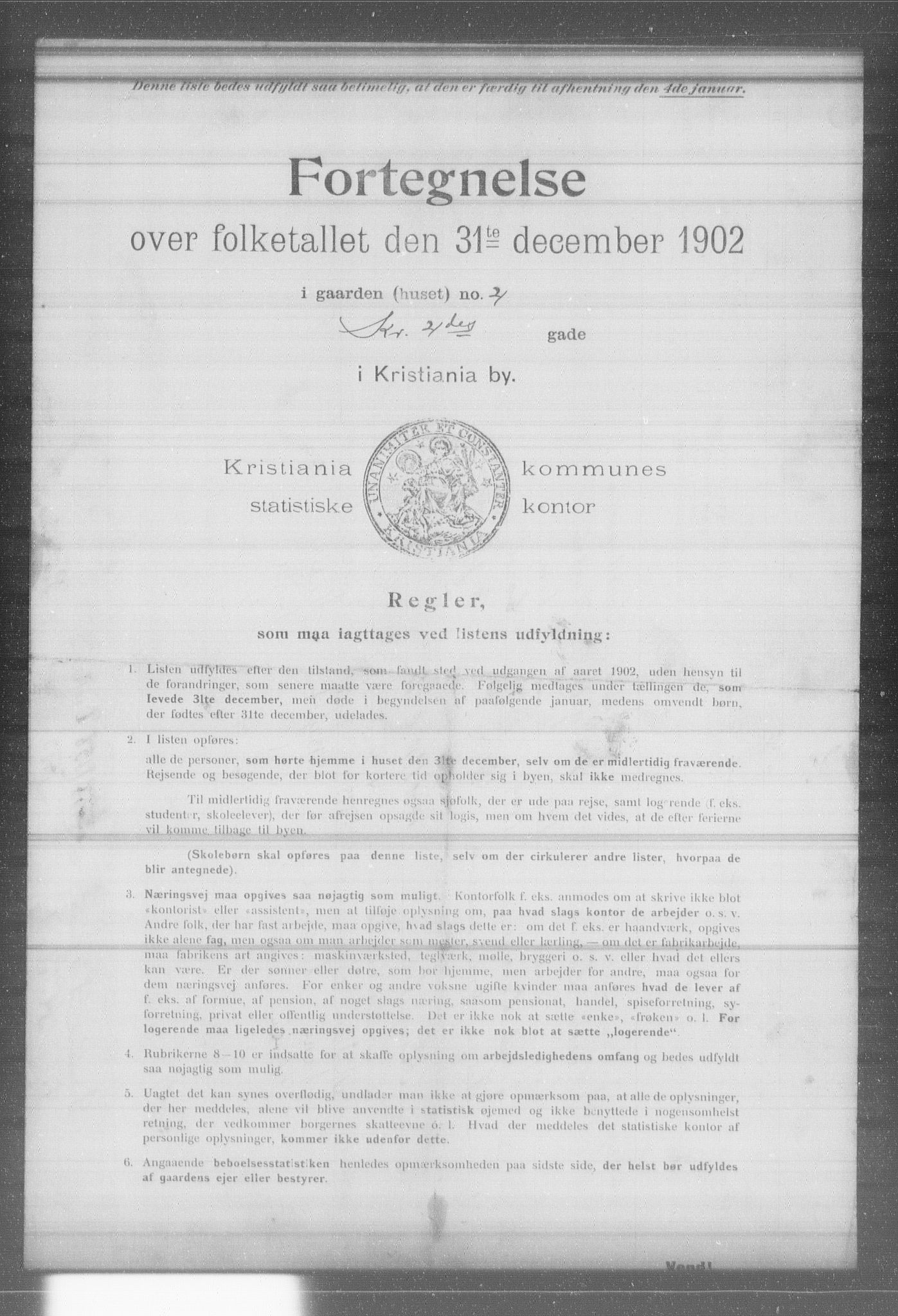 OBA, Kommunal folketelling 31.12.1902 for Kristiania kjøpstad, 1902, s. 10323