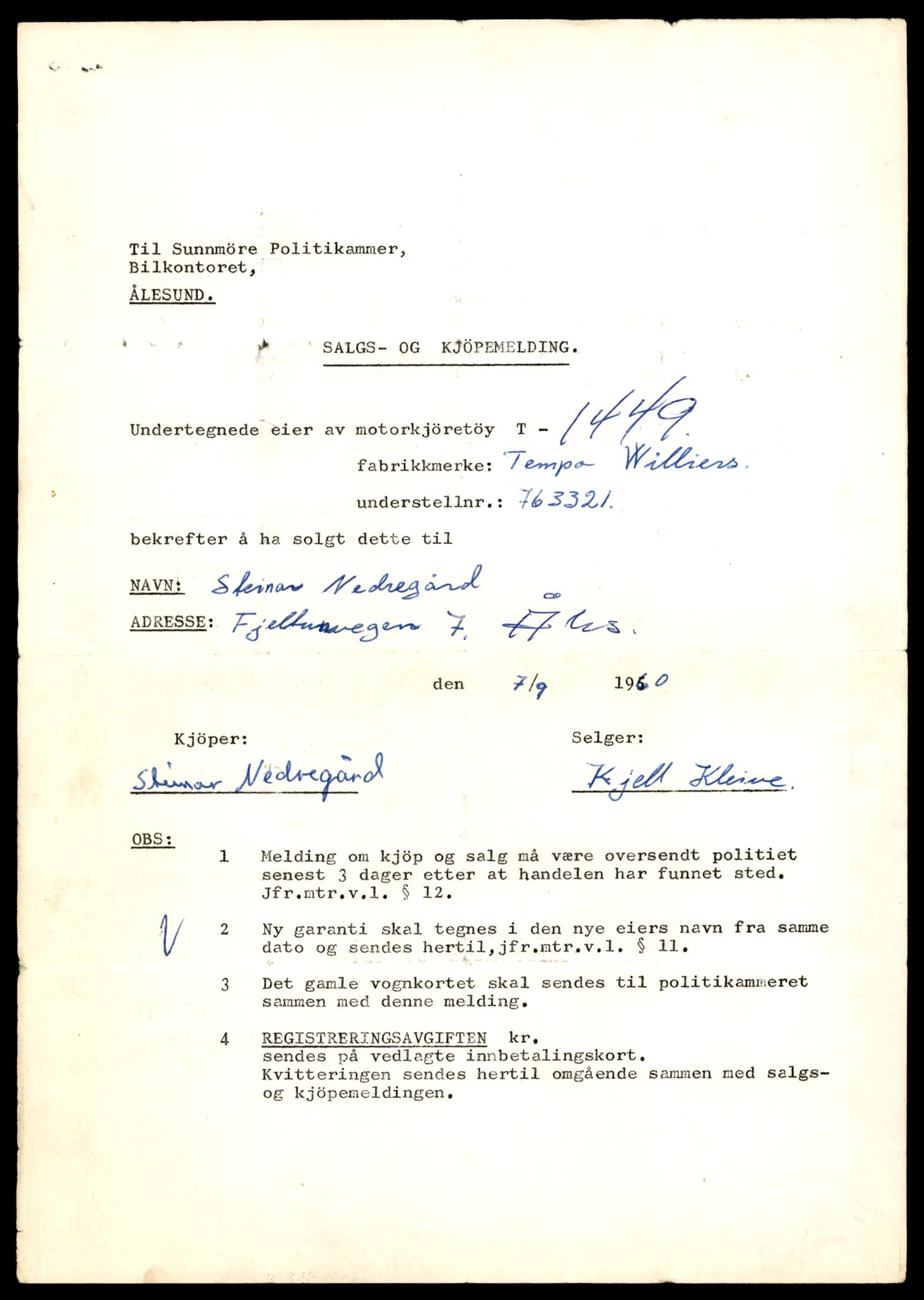 Møre og Romsdal vegkontor - Ålesund trafikkstasjon, AV/SAT-A-4099/F/Fe/L0038: Registreringskort for kjøretøy T 13180 - T 13360, 1927-1998, s. 337