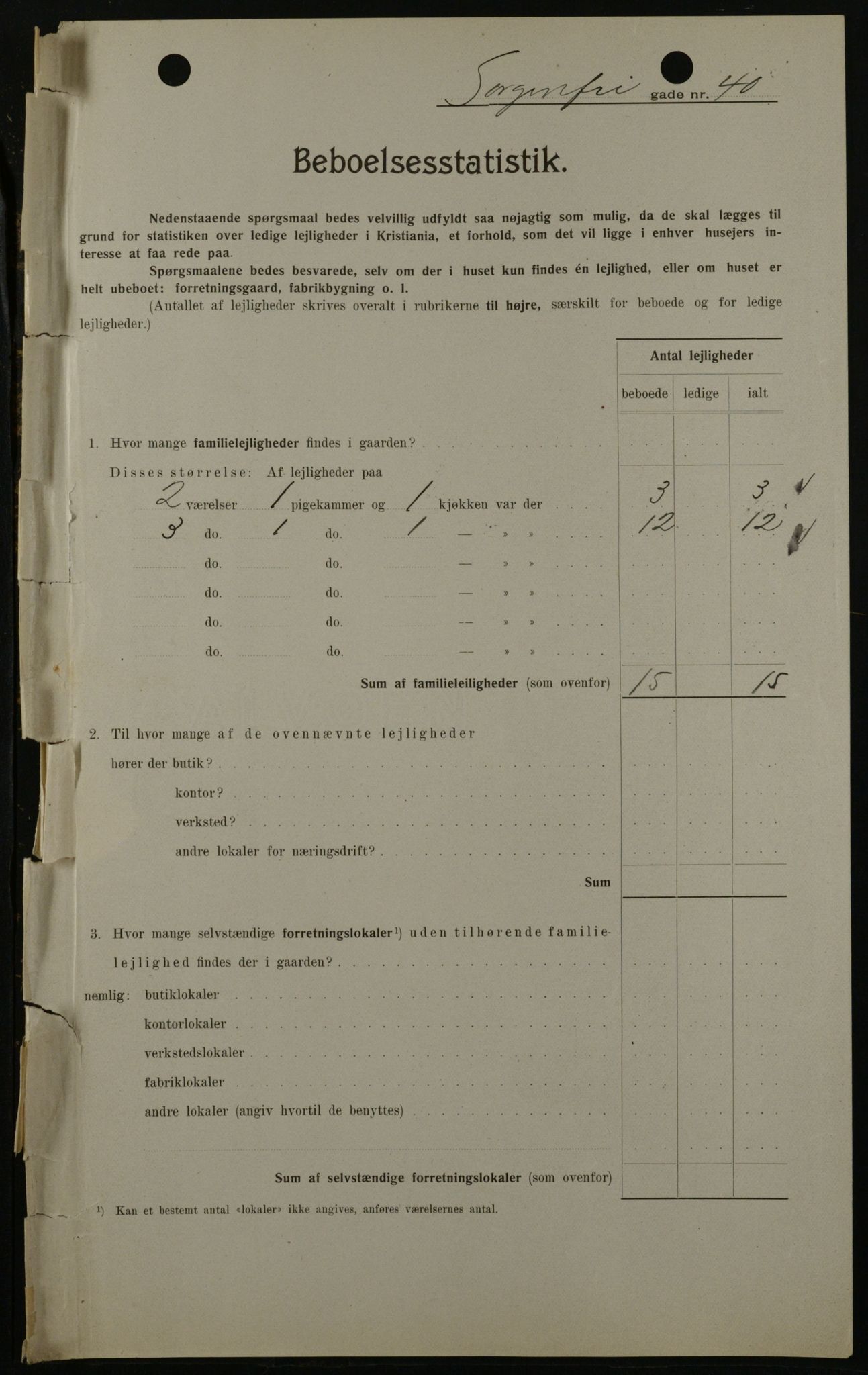 OBA, Kommunal folketelling 1.2.1908 for Kristiania kjøpstad, 1908, s. 90335