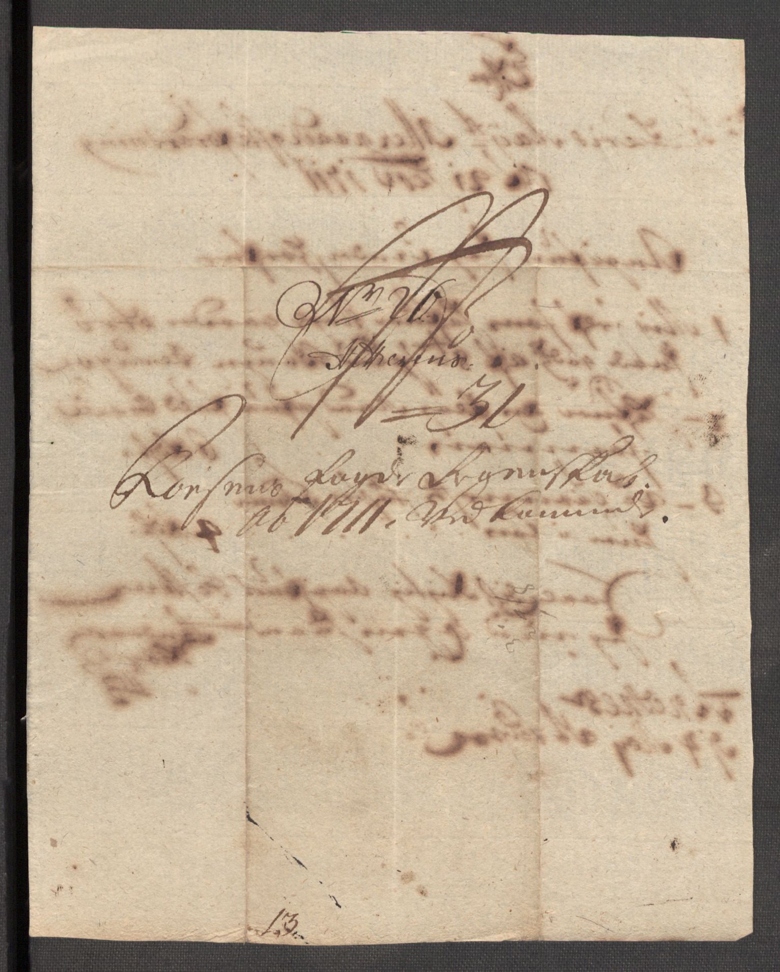 Rentekammeret inntil 1814, Reviderte regnskaper, Fogderegnskap, RA/EA-4092/R57/L3860: Fogderegnskap Fosen, 1711, s. 357