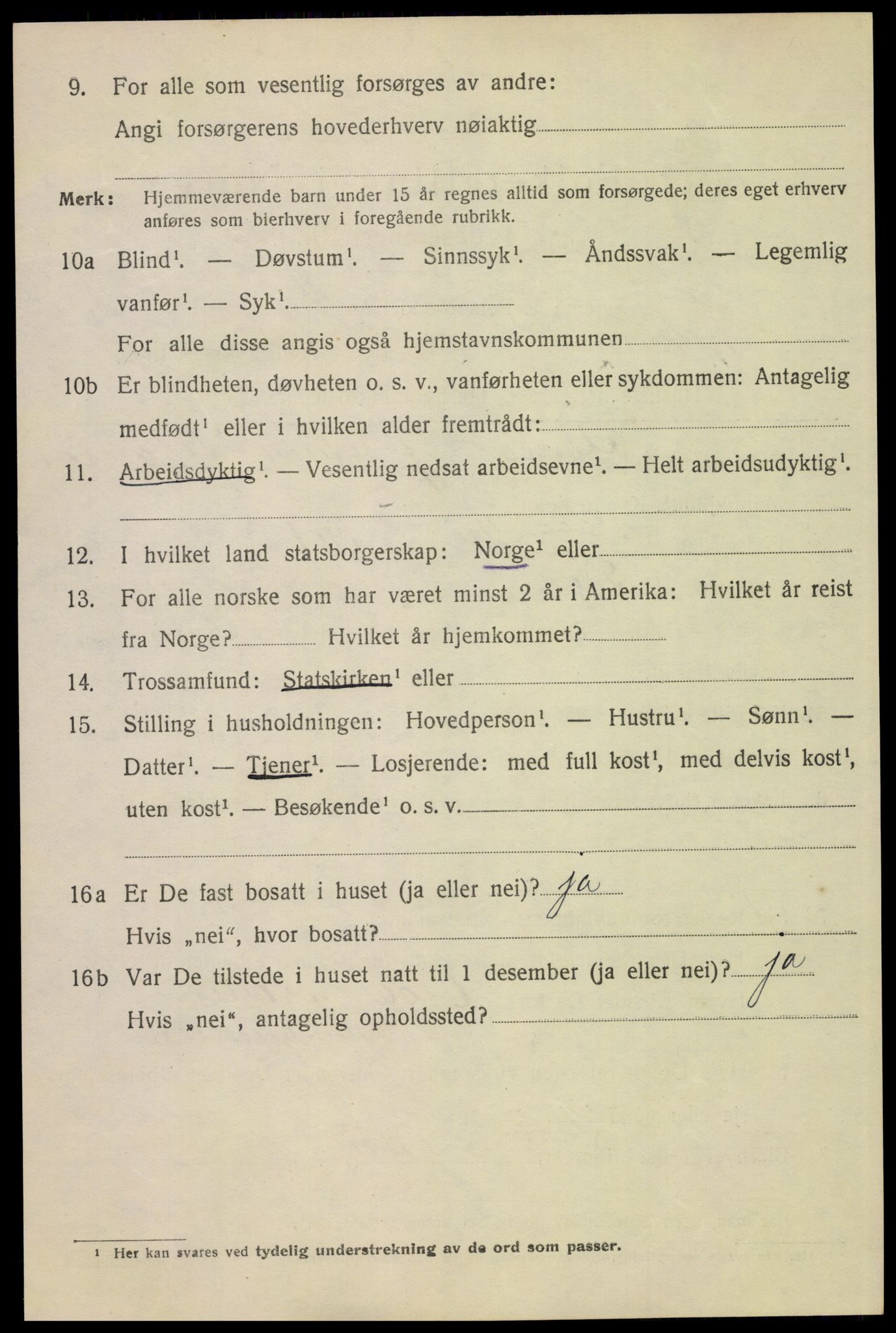 SAH, Folketelling 1920 for 0501 Lillehammer kjøpstad, 1920, s. 5903