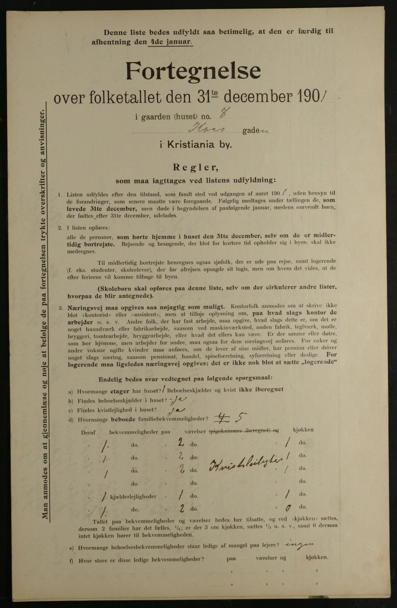 OBA, Kommunal folketelling 31.12.1901 for Kristiania kjøpstad, 1901, s. 8271