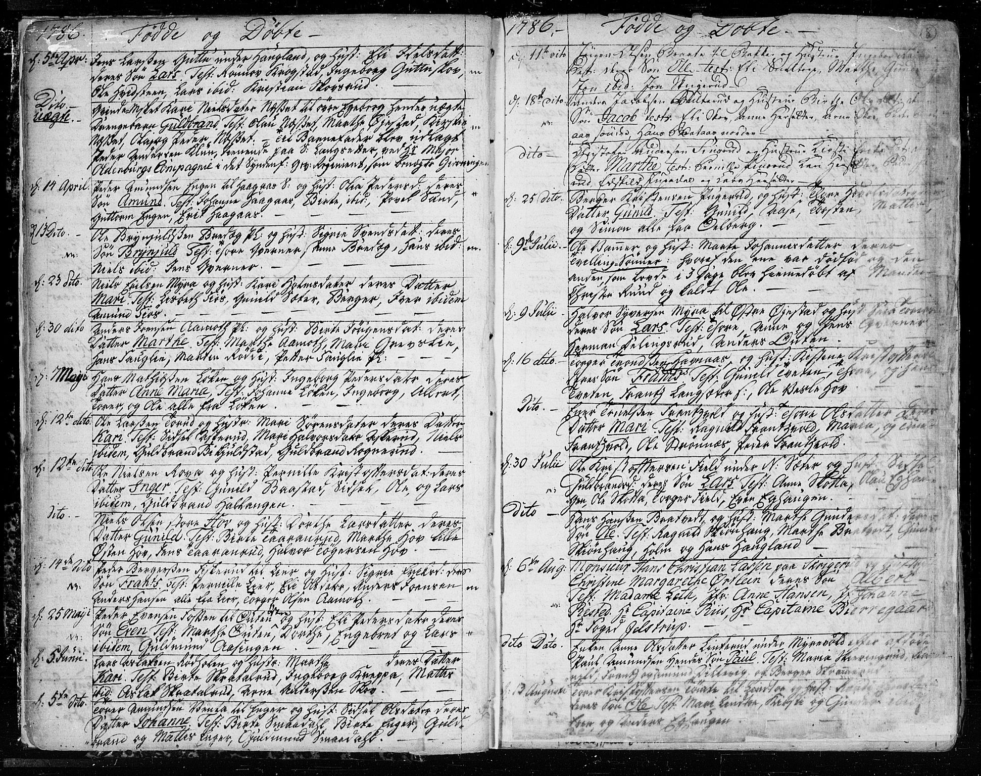 Trøgstad prestekontor Kirkebøker, AV/SAO-A-10925/F/Fa/L0005: Ministerialbok nr. I 5, 1784-1814, s. 8