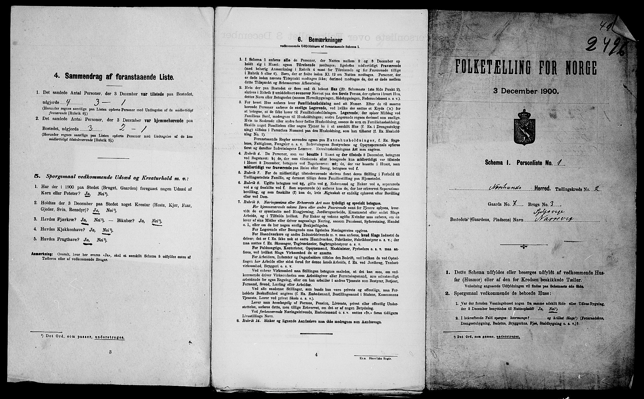 SAST, Folketelling 1900 for 1139 Nedstrand herred, 1900, s. 40