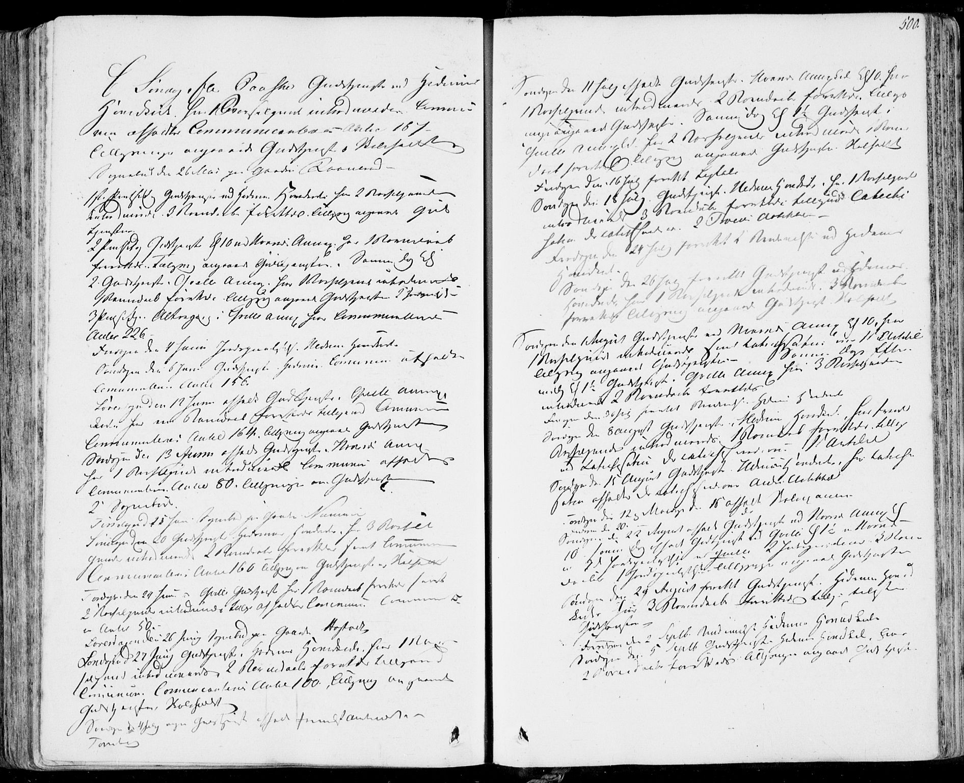 Hedrum kirkebøker, AV/SAKO-A-344/F/Fa/L0005: Ministerialbok nr. I 5, 1835-1848, s. 500