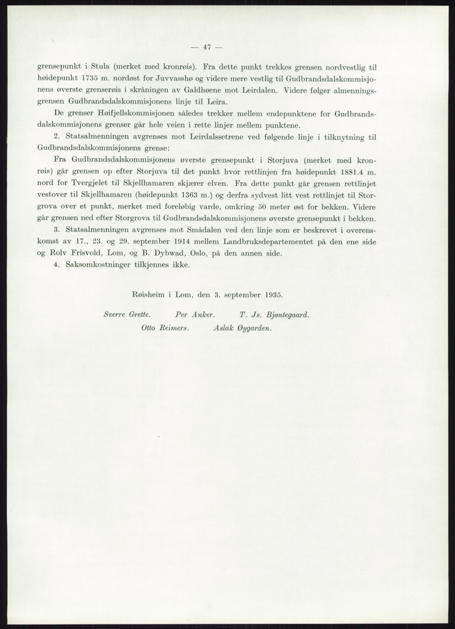 Høyfjellskommisjonen, RA/S-1546/X/Xa/L0001: Nr. 1-33, 1909-1953, s. 6274