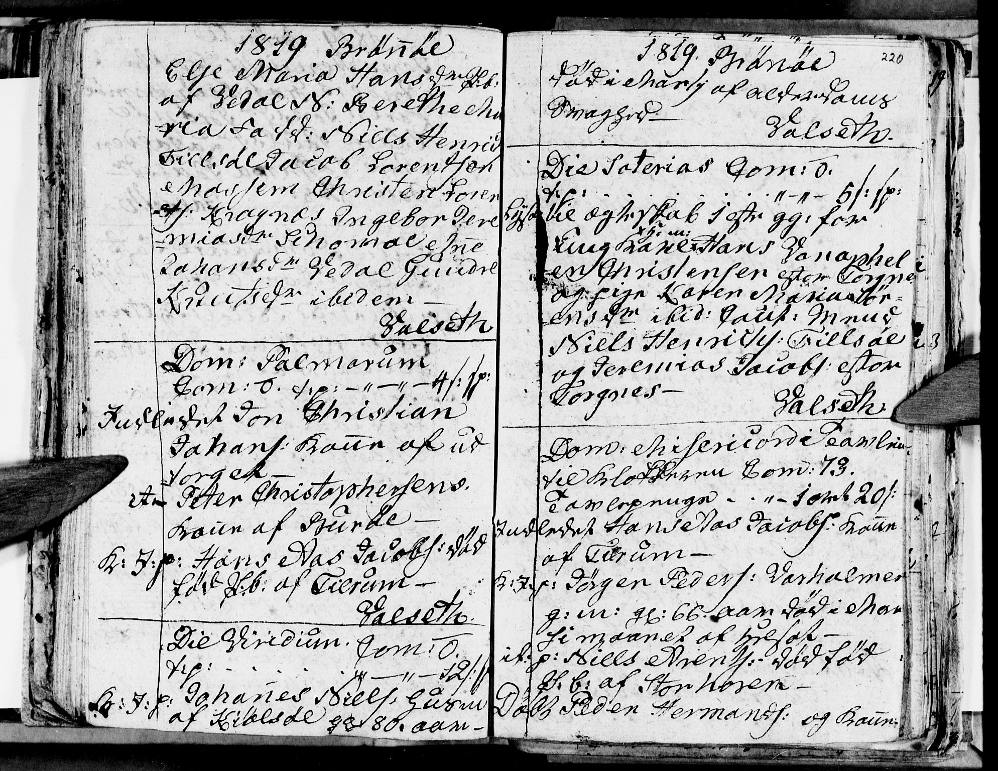 Ministerialprotokoller, klokkerbøker og fødselsregistre - Nordland, AV/SAT-A-1459/813/L0209: Klokkerbok nr. 813C01, 1803-1821, s. 220