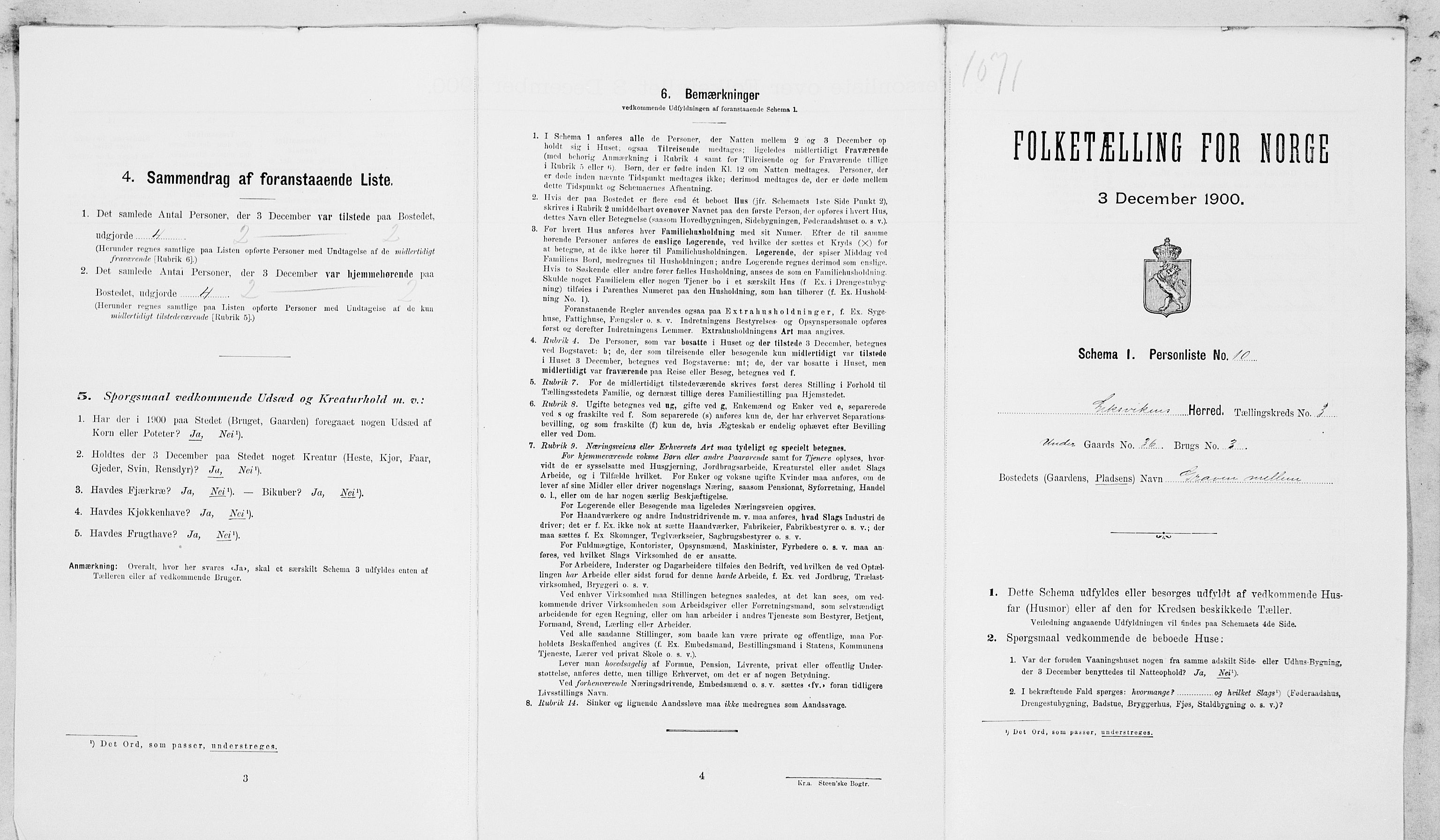 SAT, Folketelling 1900 for 1718 Leksvik herred, 1900, s. 360