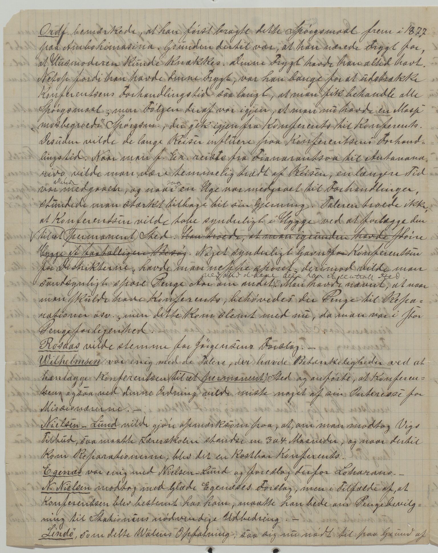 Det Norske Misjonsselskap - hovedadministrasjonen, VID/MA-A-1045/D/Da/Daa/L0036/0001: Konferansereferat og årsberetninger / Konferansereferat fra Madagaskar Innland., 1882